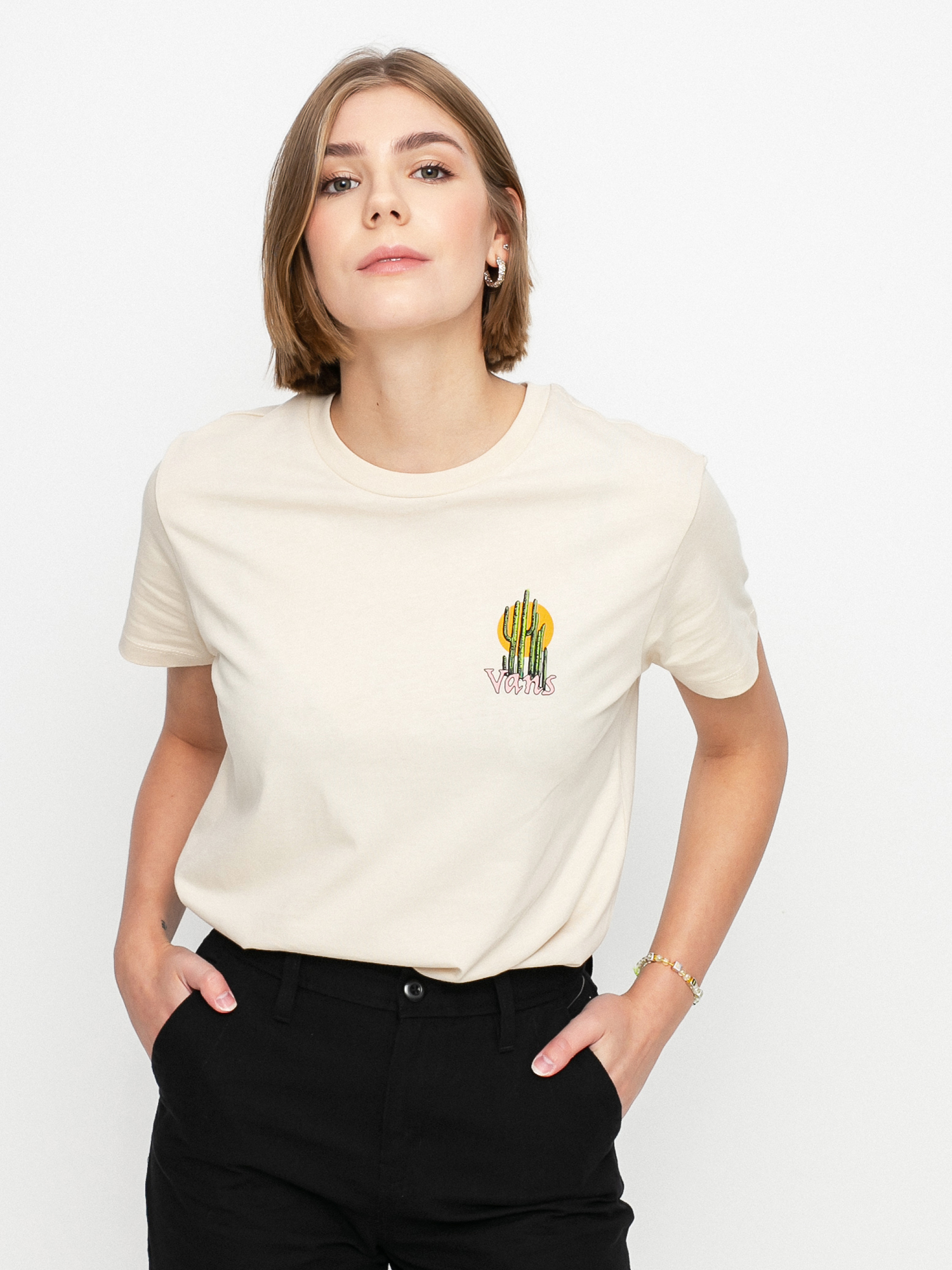 T-shirt Vans Truckster Wmn (sandshell)
