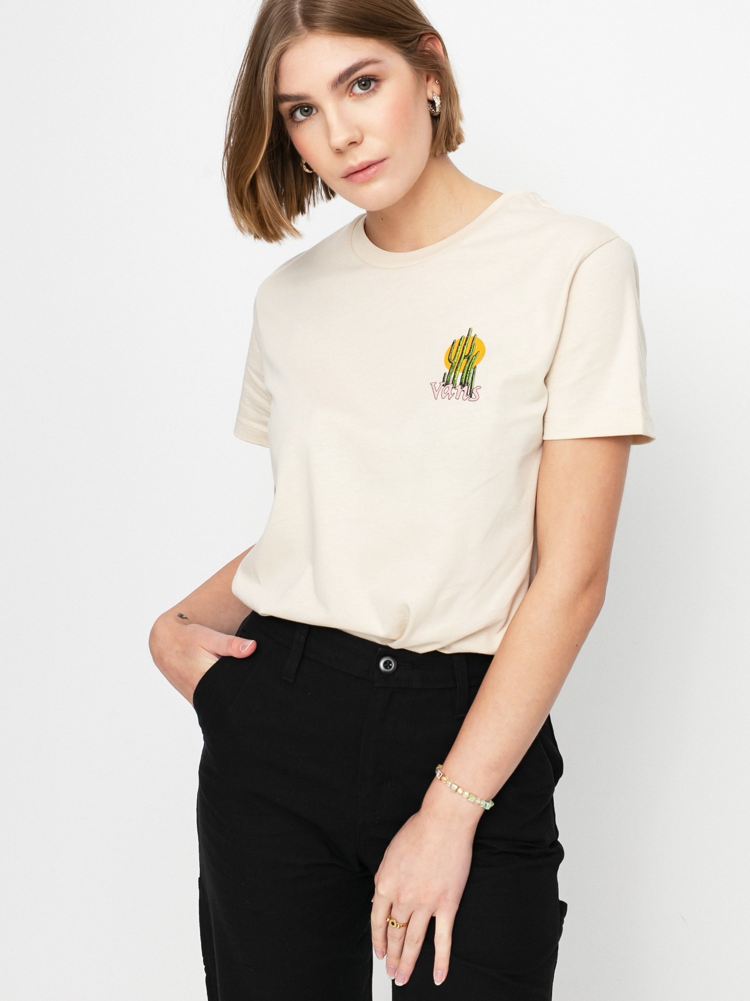 T-shirt Vans Truckster Wmn (sandshell)