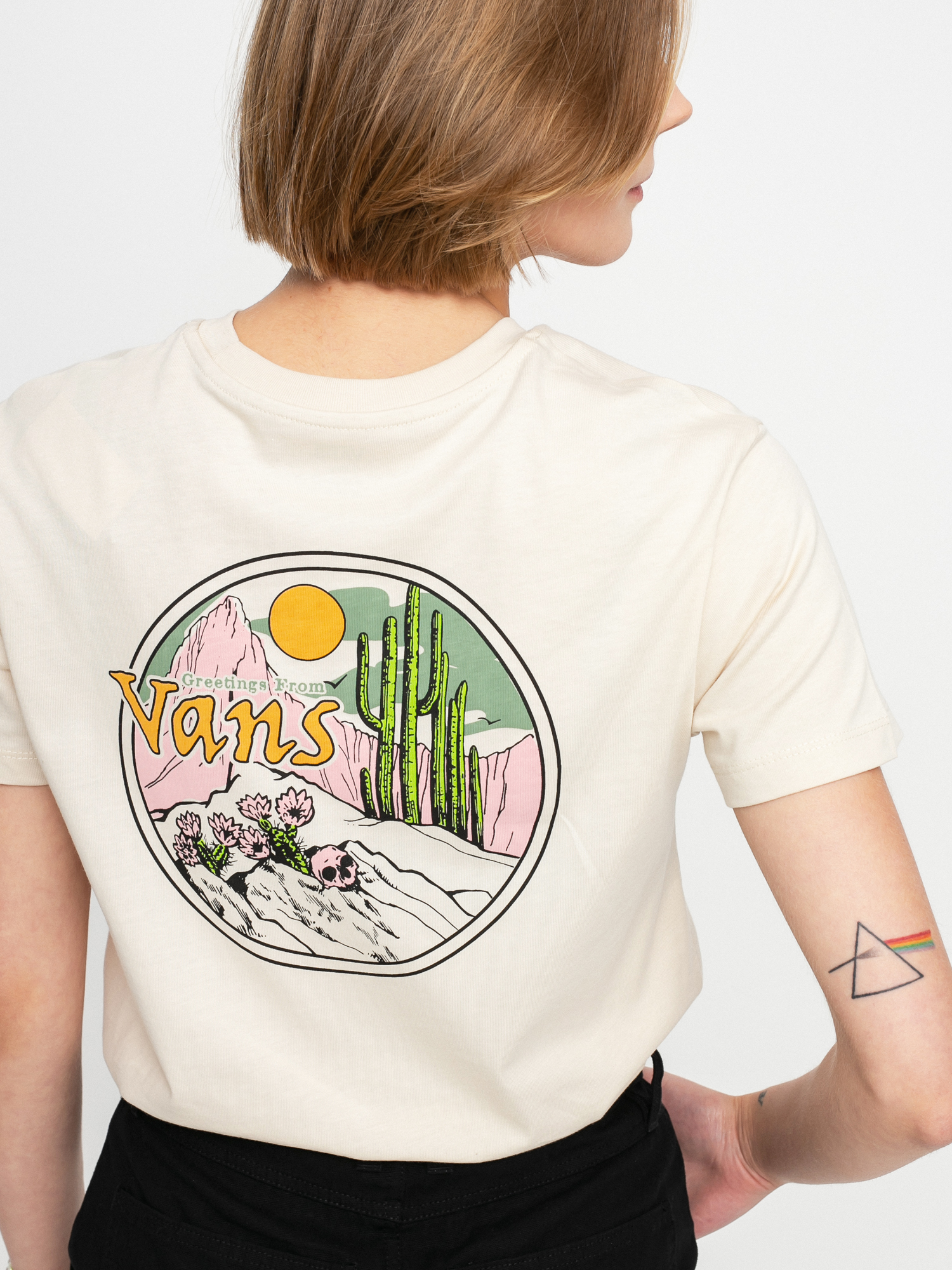 T-shirt Vans Truckster Wmn (sandshell)