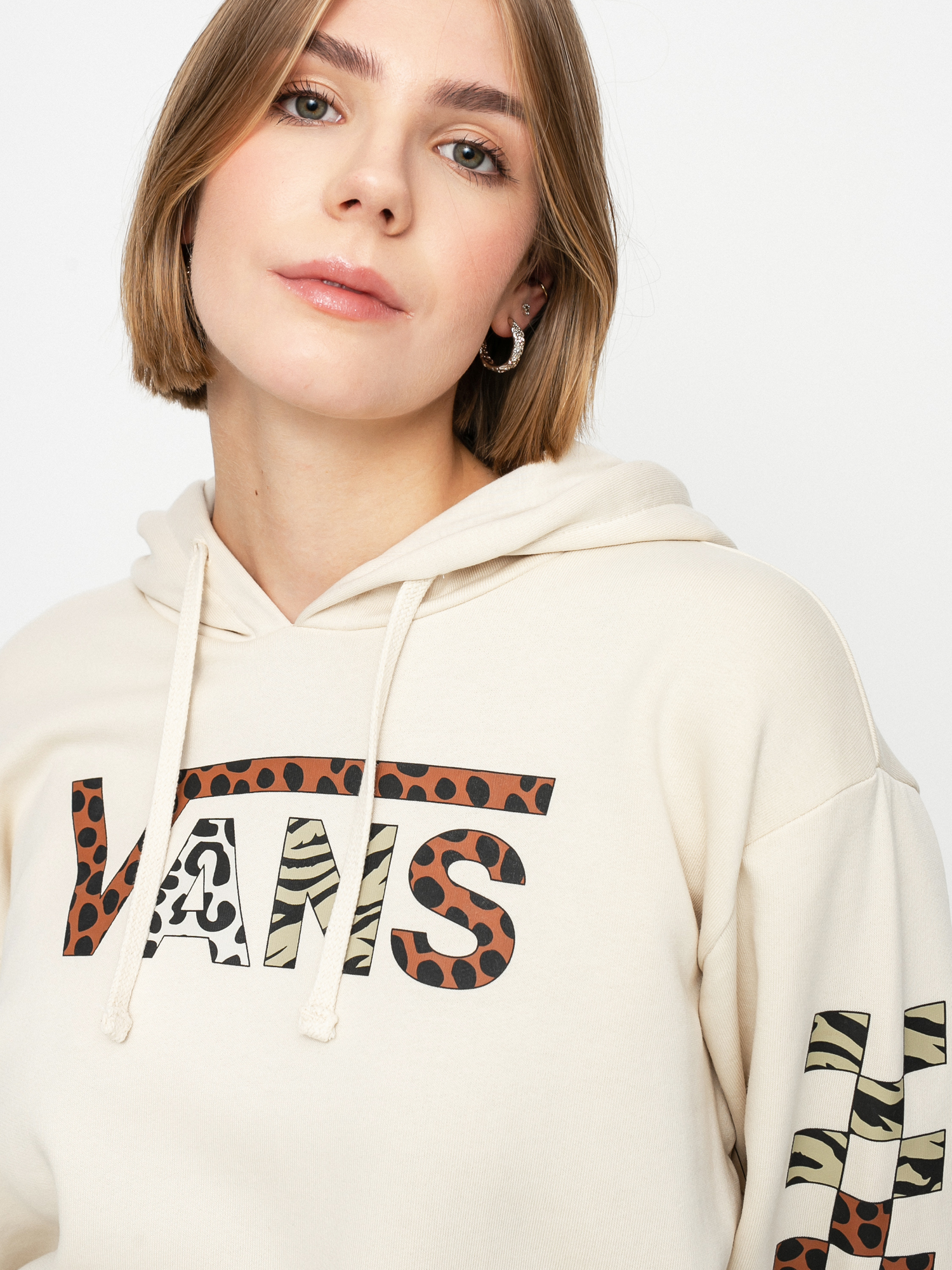 Bluza z kapturem Vans Wyld Tangle II HD Wmn (sandshell)