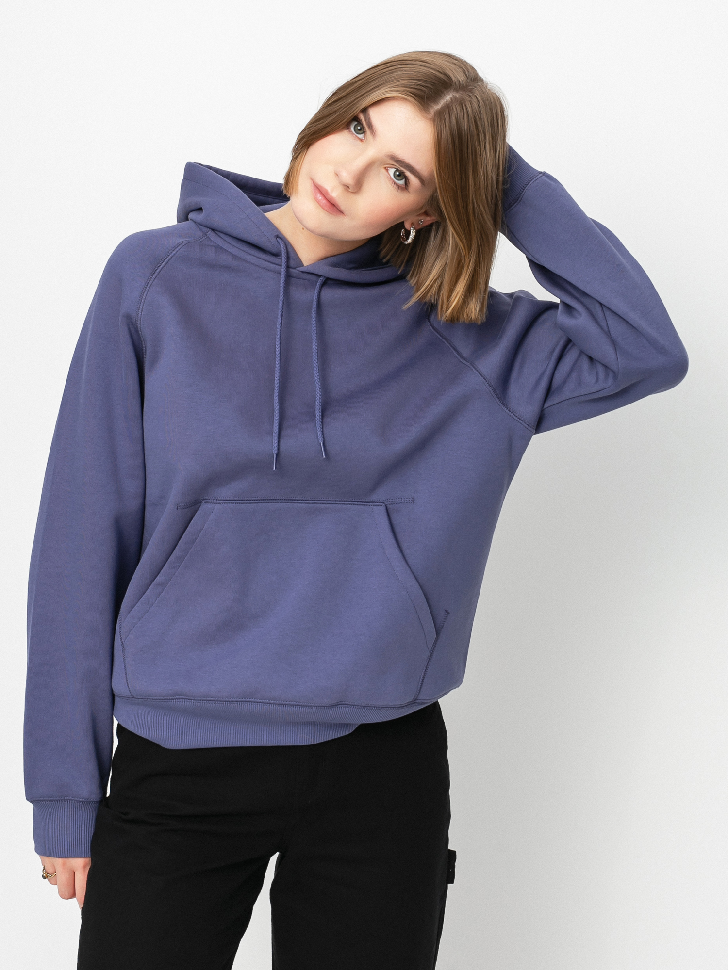 Bluza z kapturem Carhartt WIP Chase HD Wmn (cold viola/gold)