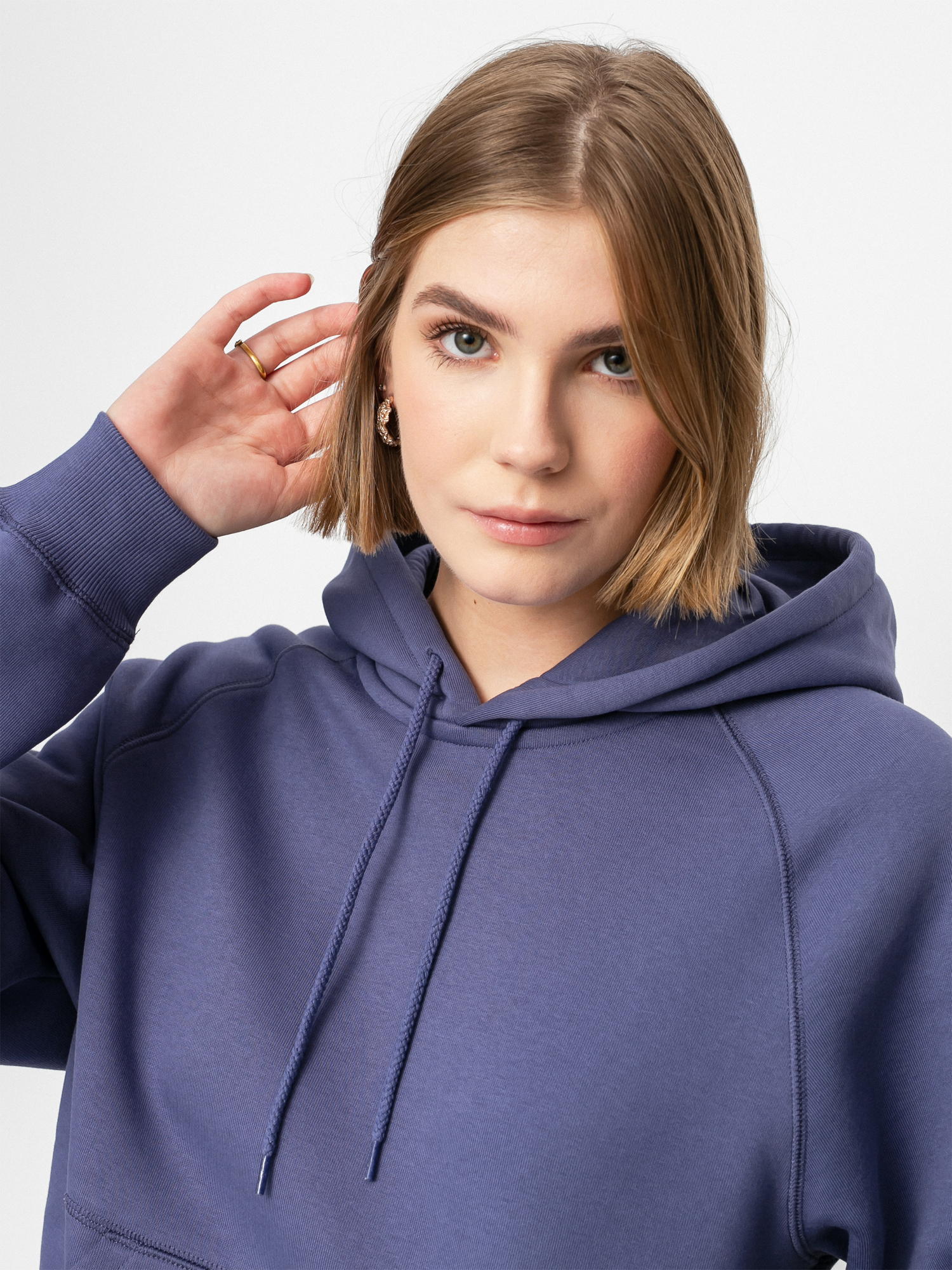 Bluza z kapturem Carhartt WIP Chase HD Wmn (cold viola/gold)