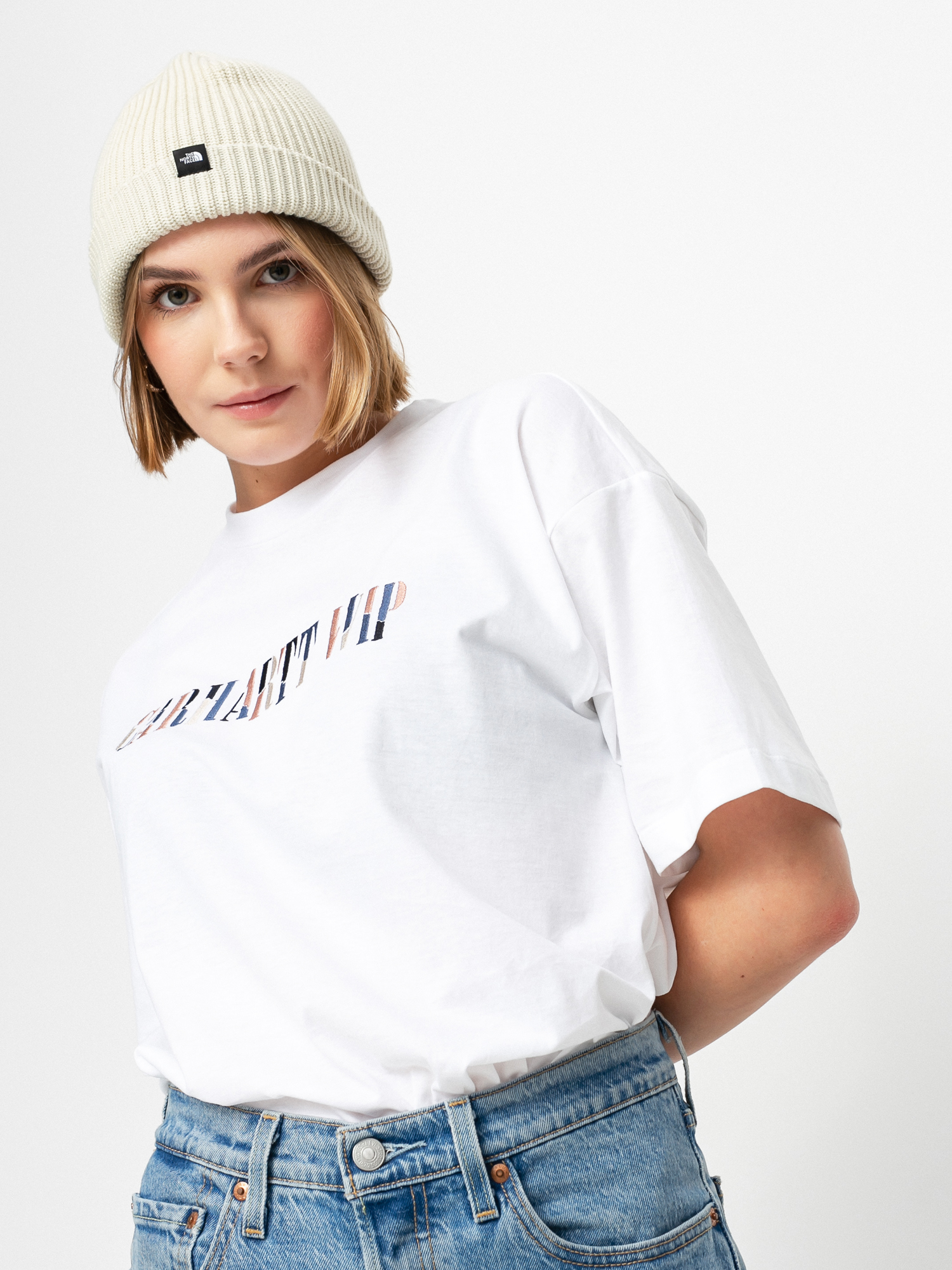 T-shirt Carhartt WIP Jagged Script Wmn (white)