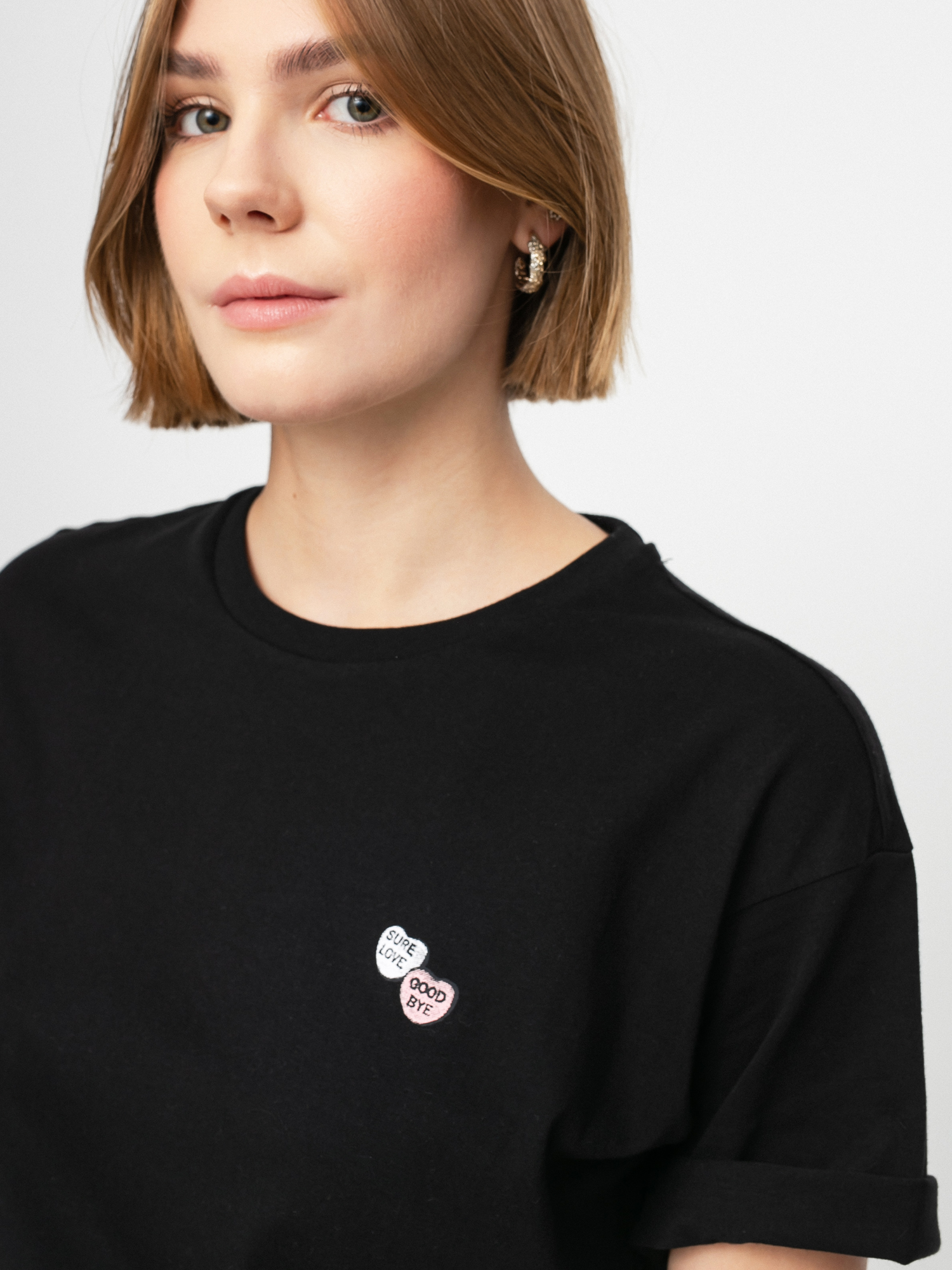 T-shirt Carhartt WIP Sugarhearts Wmn (black)