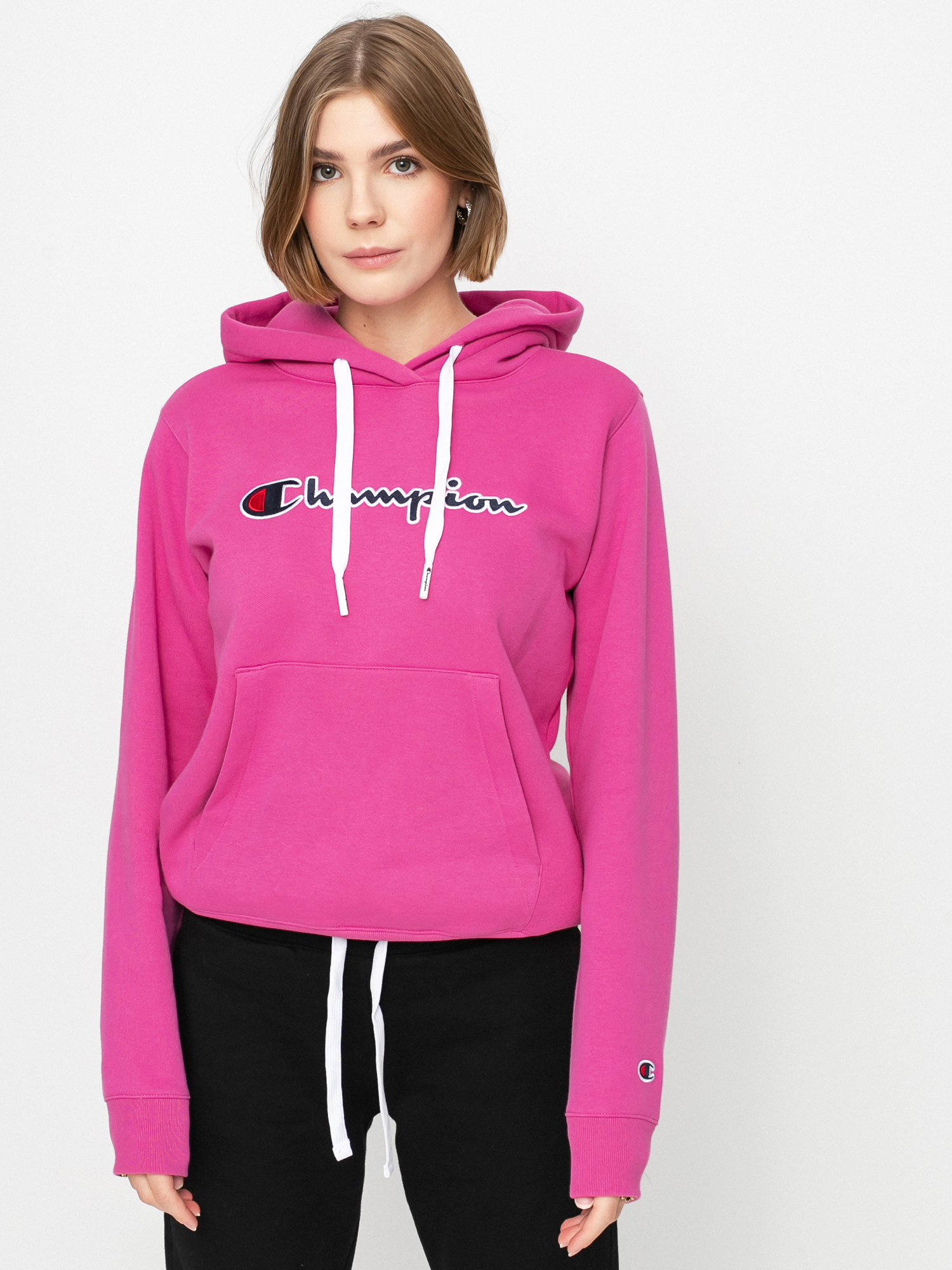 Bluza z kapturem Champion Sweatshirt HD 114461 Wmn (ibr)