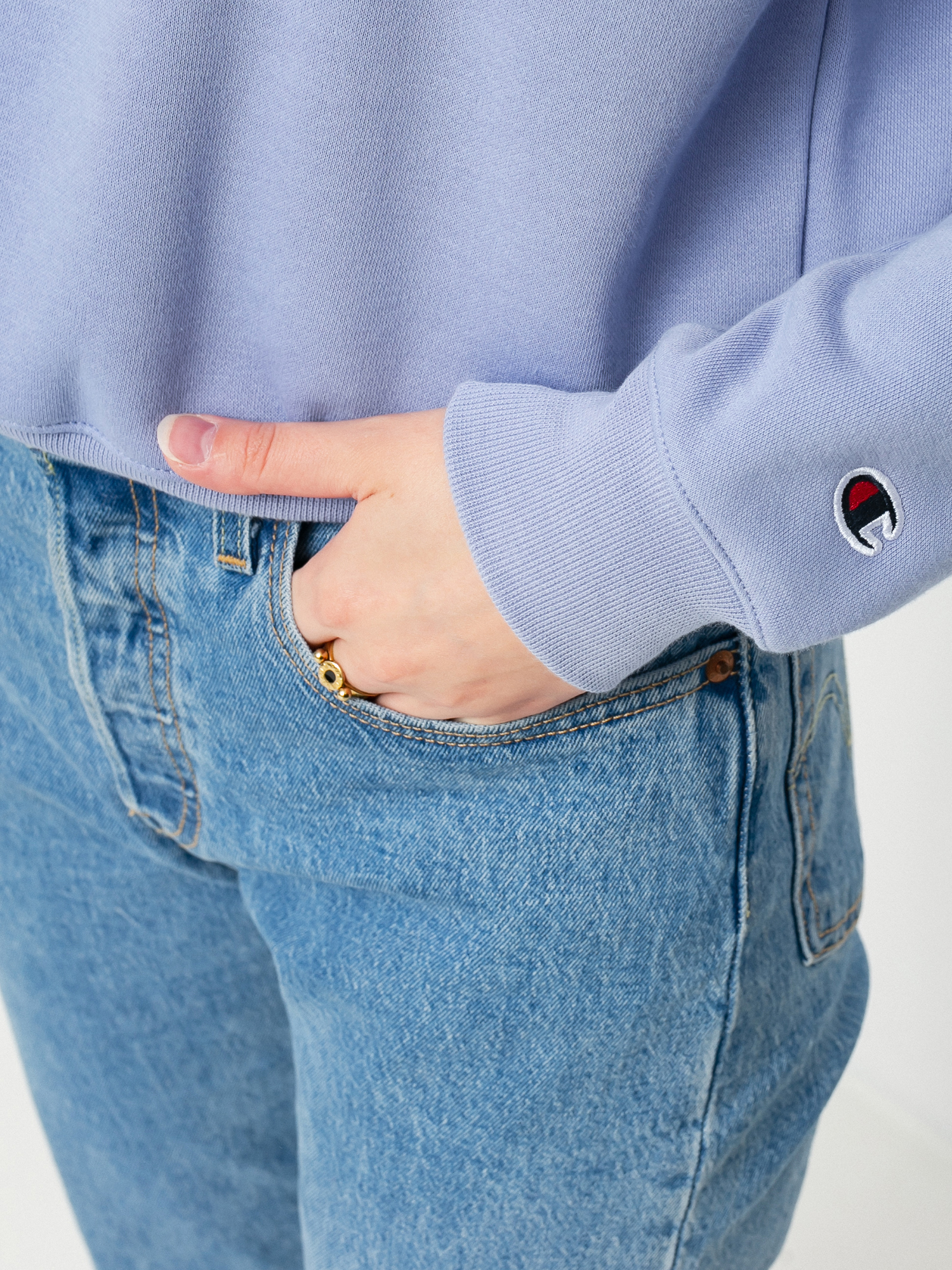 Bluza Champion Crewneck Sweatshirt 114467 Wmn (pur)