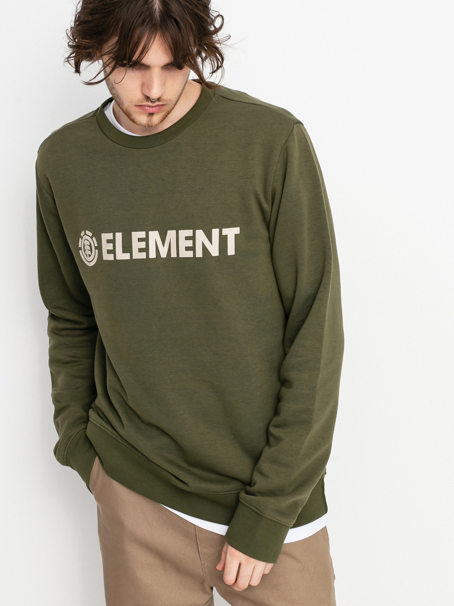 Bluza Element Blazin Crew (army)