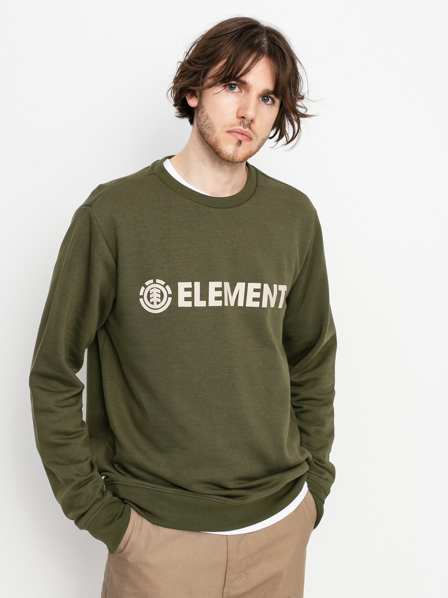 Bluza Element Blazin Crew (army)