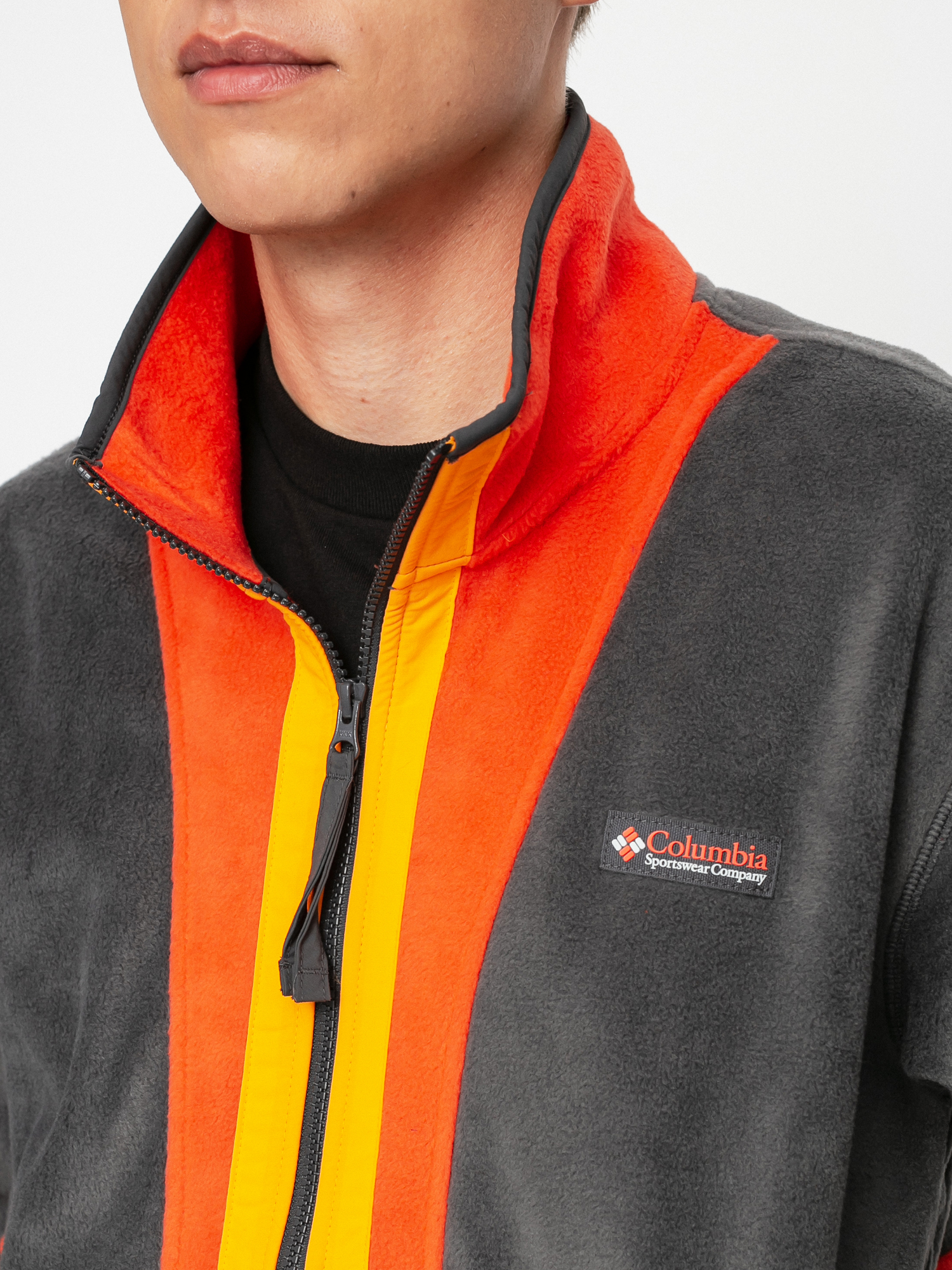 Męski Polar Columbia Back Bowl (red quartz/shark)