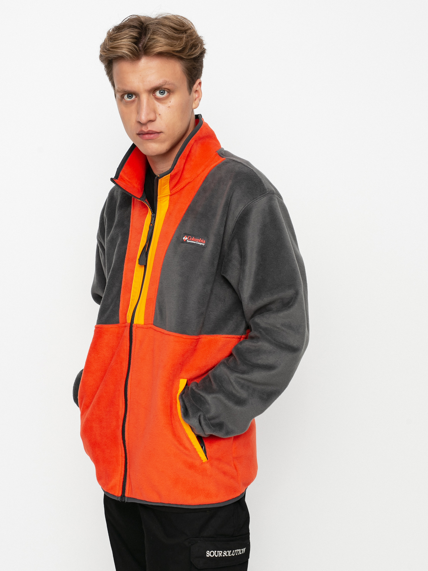 Męski Polar Columbia Back Bowl (red quartz/shark)