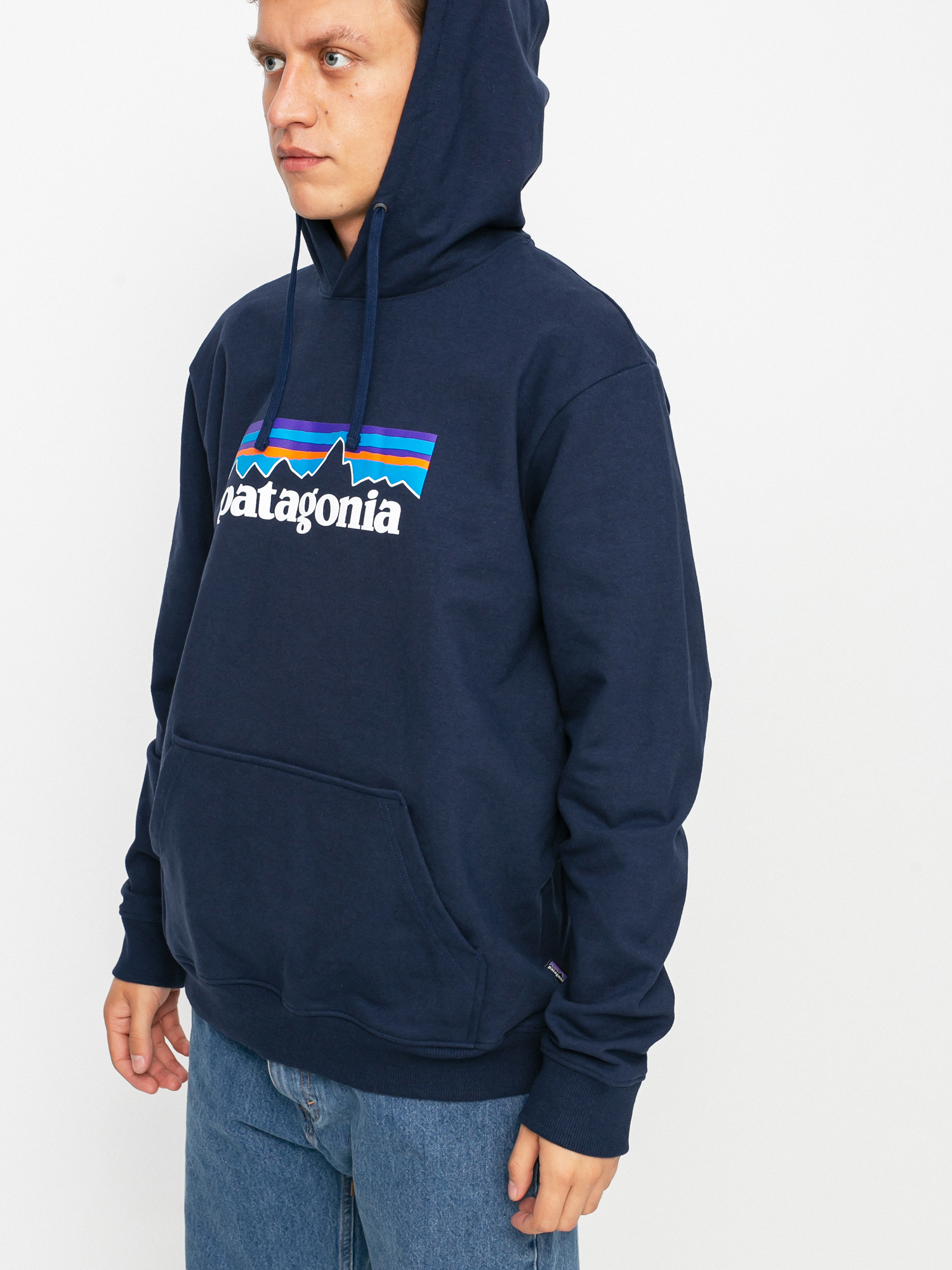 Bluza z kapturem Patagonia P6 Logo Uprisal HD (classic navy)