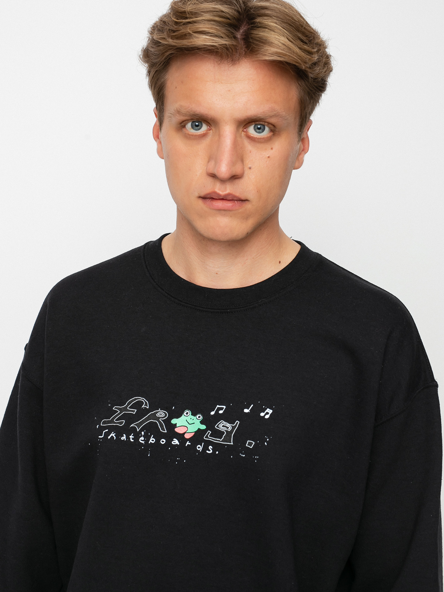 Bluza Frog Skateboards Happy Frog (black)