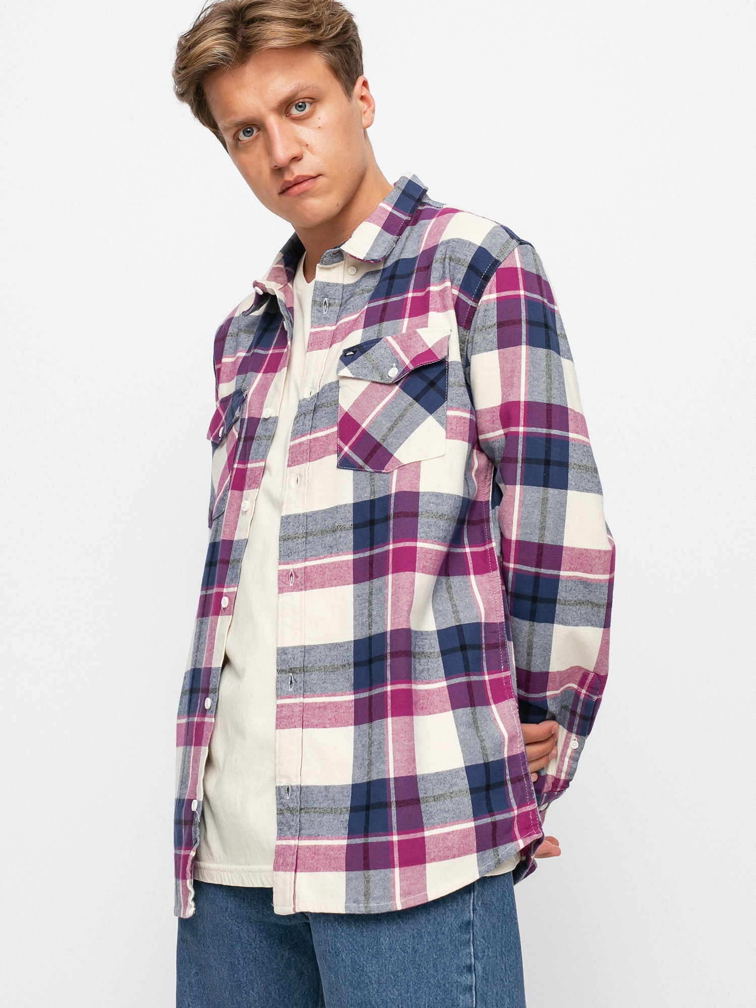 Koszula Quiksilver Draymen Stretch (mellow mauve draymen)