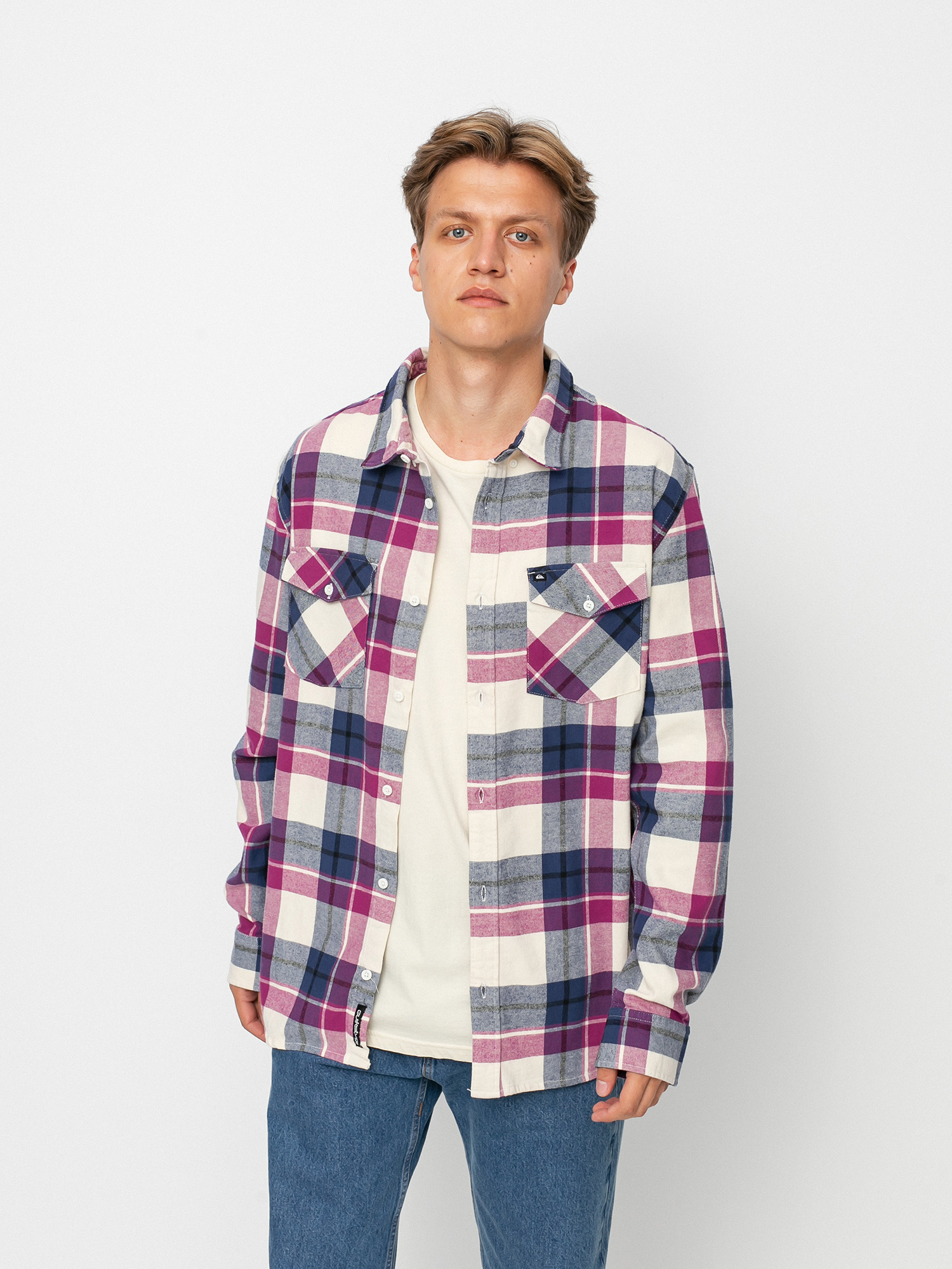 Koszula Quiksilver Draymen Stretch (mellow mauve draymen)