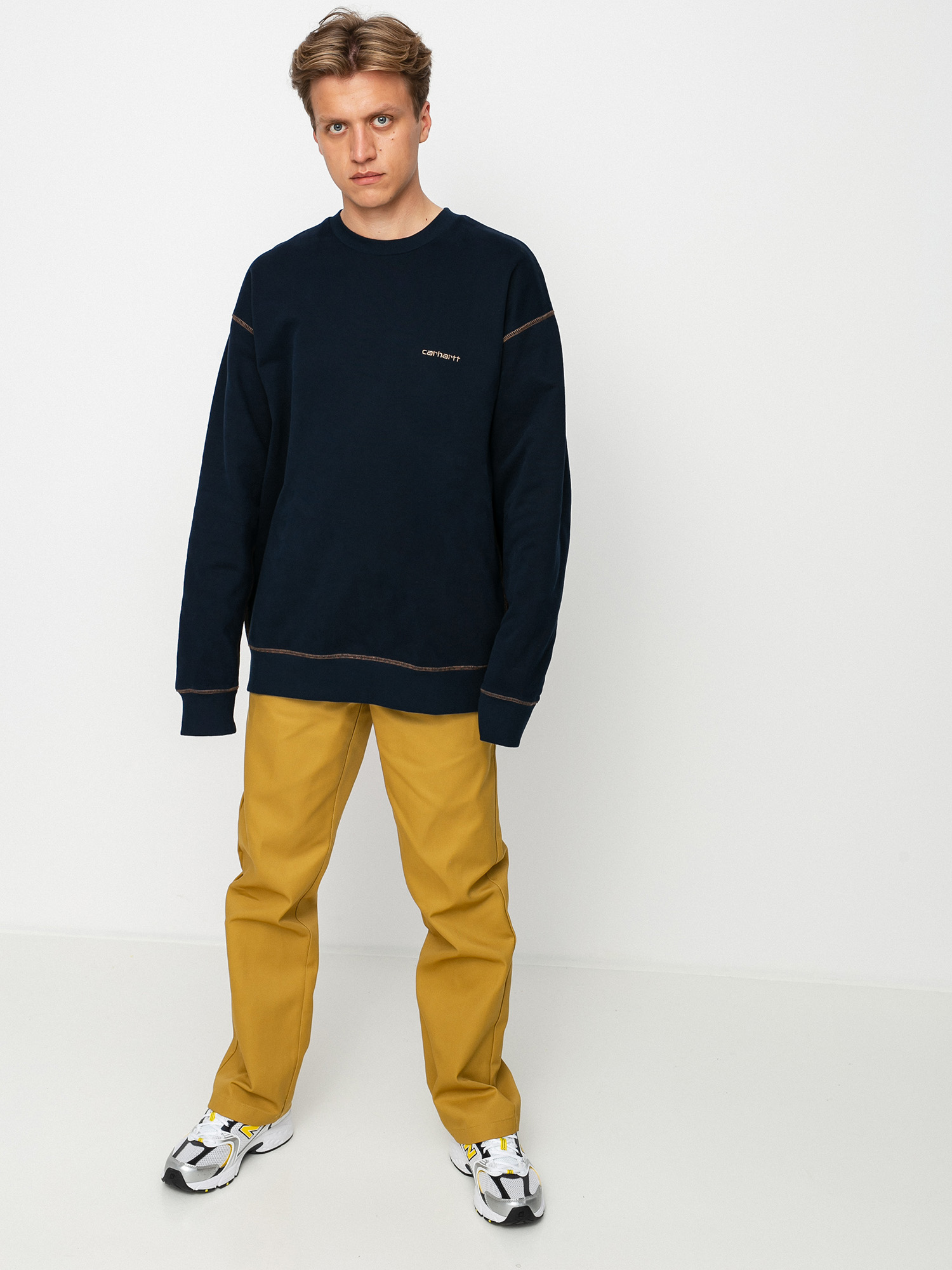 Bluza Carhartt WIP Nazka (astro/hamilton brown)