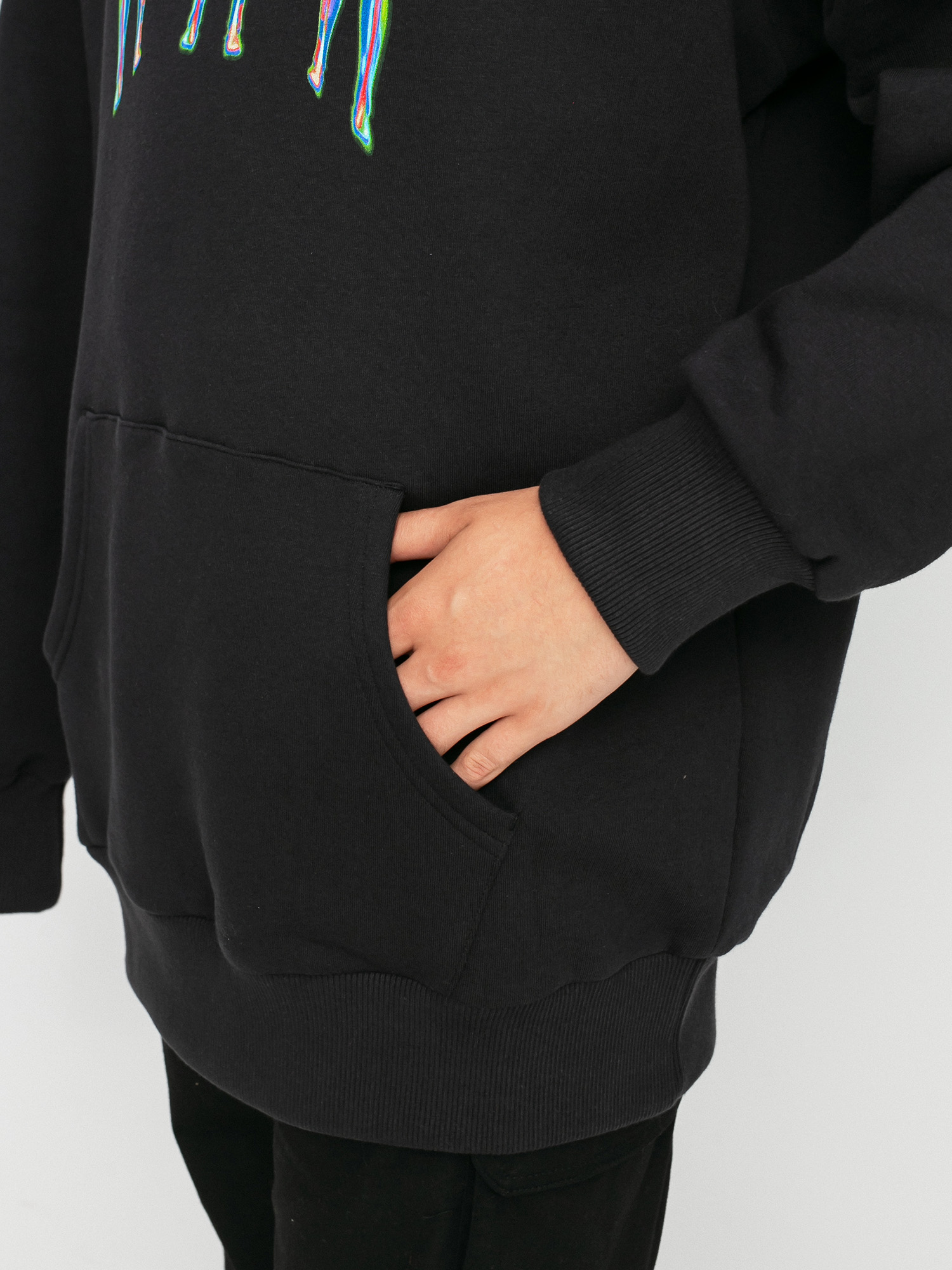 Bluza z kapturem Local Heroes Aura Off Black HD (black)