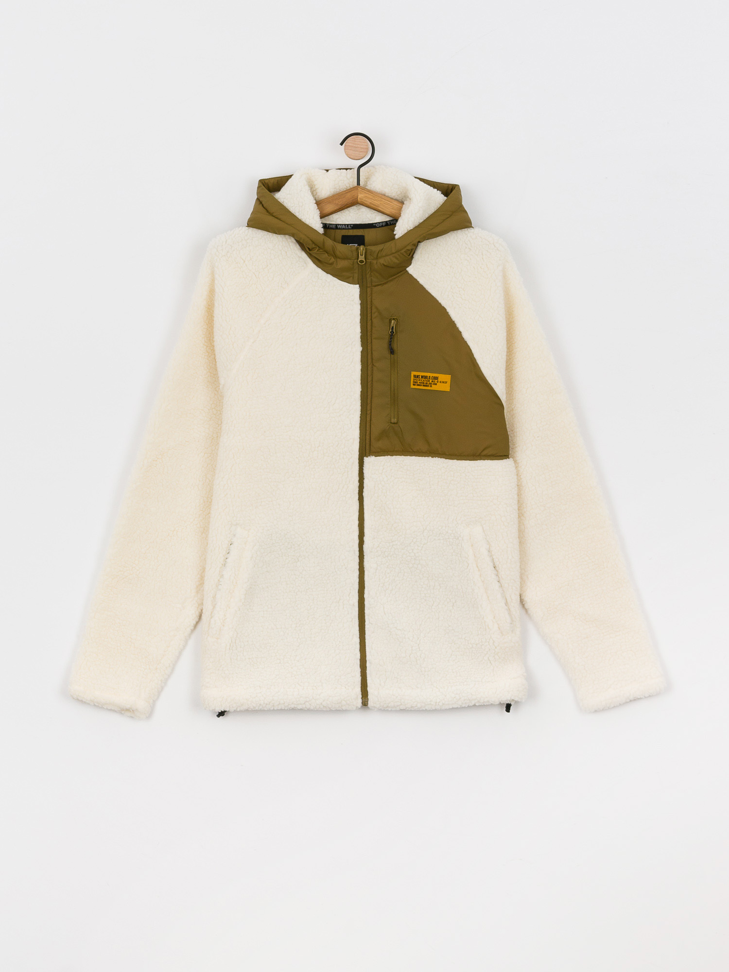 Kurtka Vans Vans World Code Sherpa FZ (antique white/nutria)