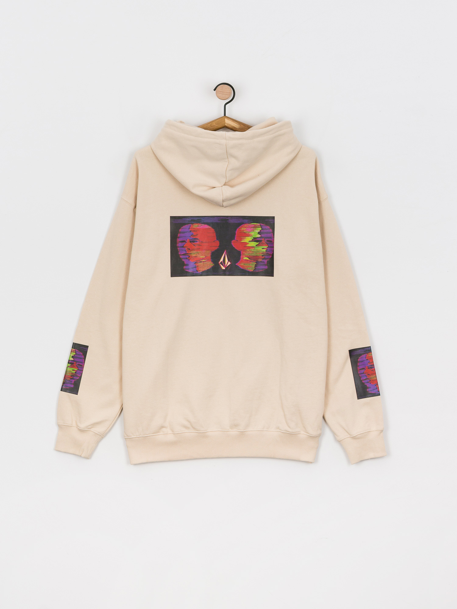 Bluza z kapturem Volcom Fa Animoscillator HD (prt-print)