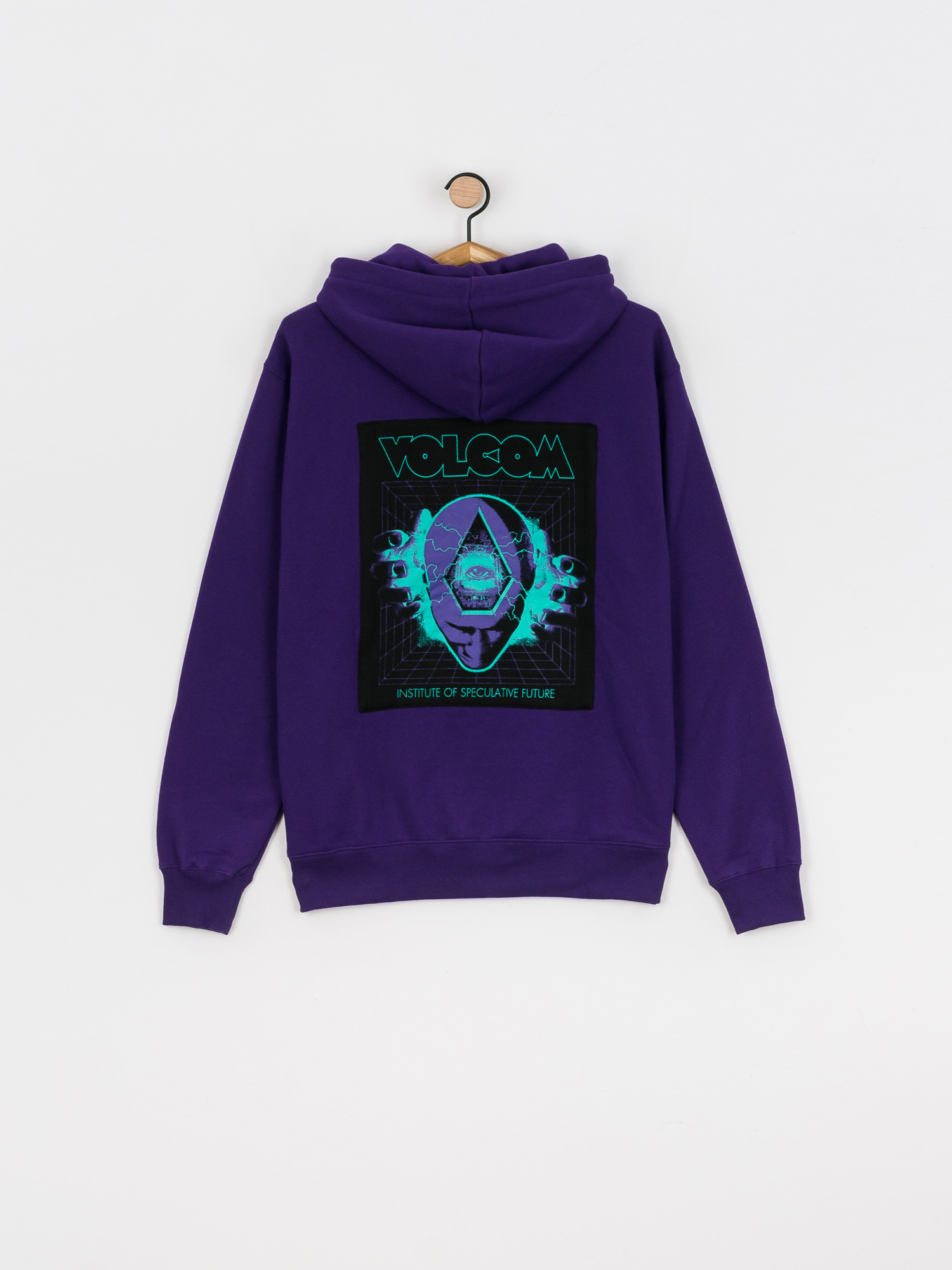 Bluza z kapturem Volcom Fa Max Loeffler HD (violet indigo)