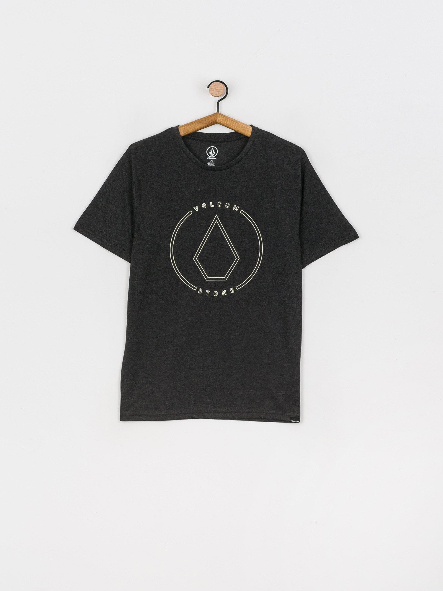 T-shirt Volcom Rim Stone Hth (heather black)