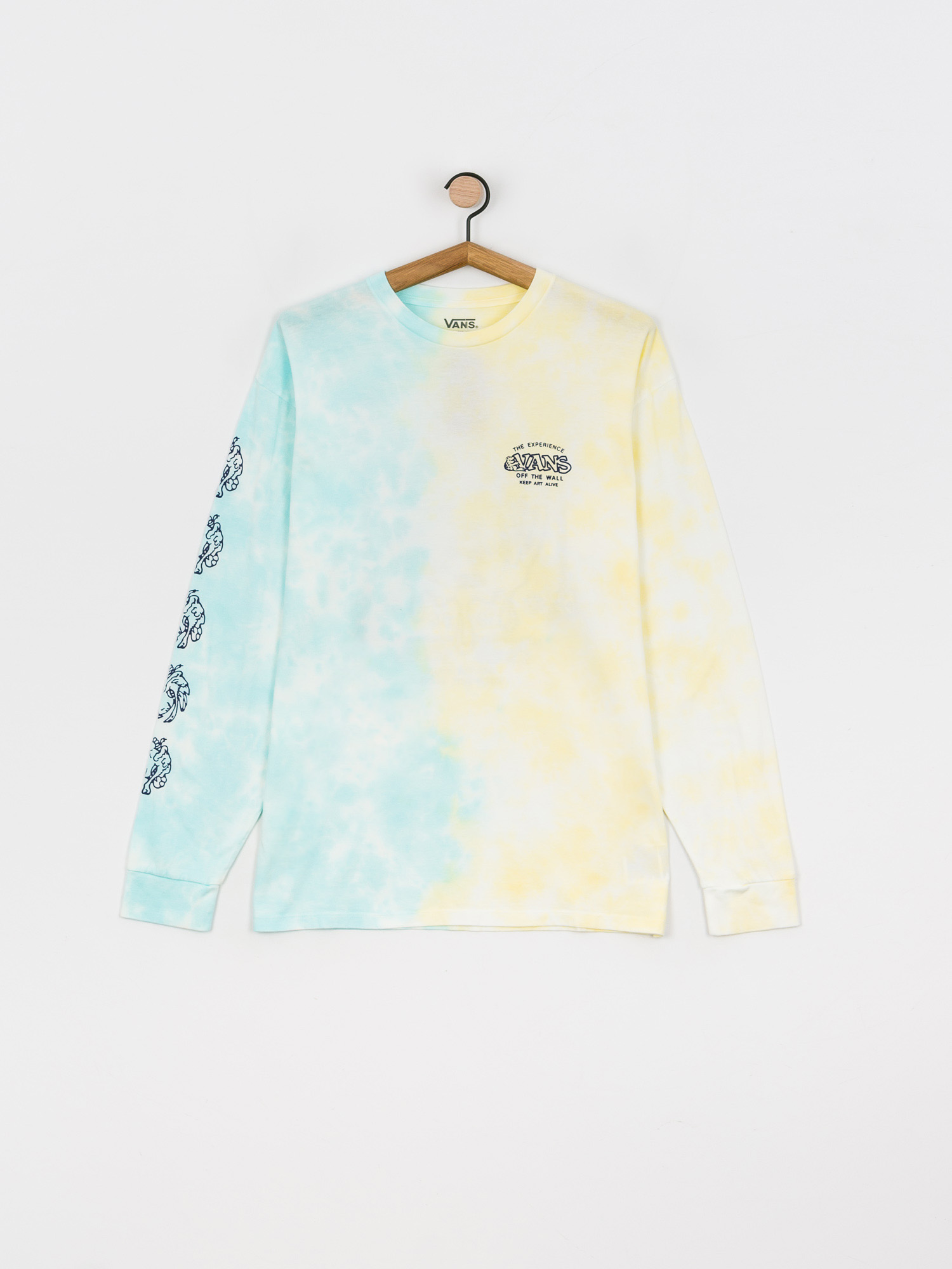 Longsleeve Vans The Vans Experience Tie Dye (porcelngrn/gldnglw/tiedye)