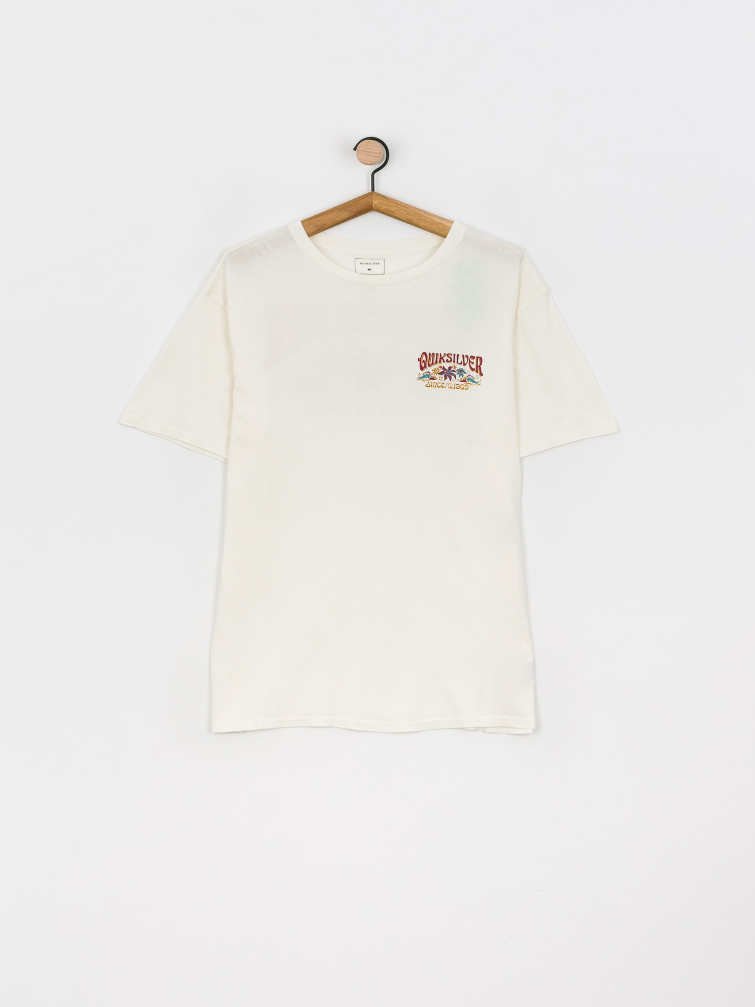 T-shirt Quiksilver Baja Road (antique white)