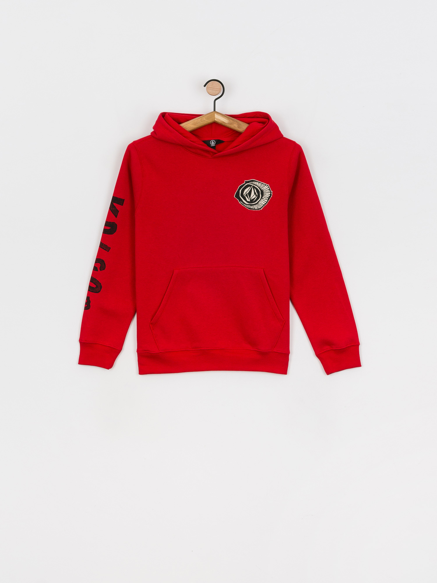 Bluza z kapturem Volcom Catch 91 HD (ribbon red)