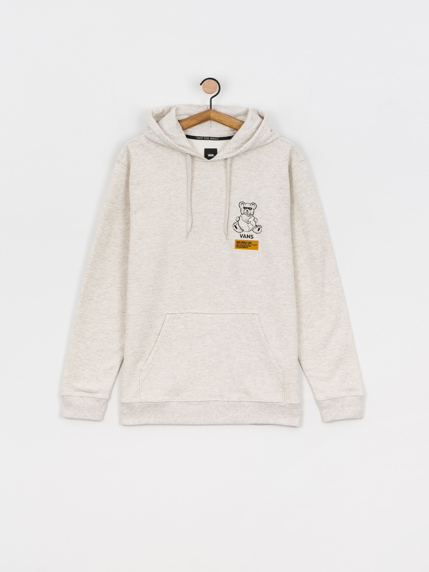 Bluza z kapturem Vans Vans World Code HD (oatmeal heather)