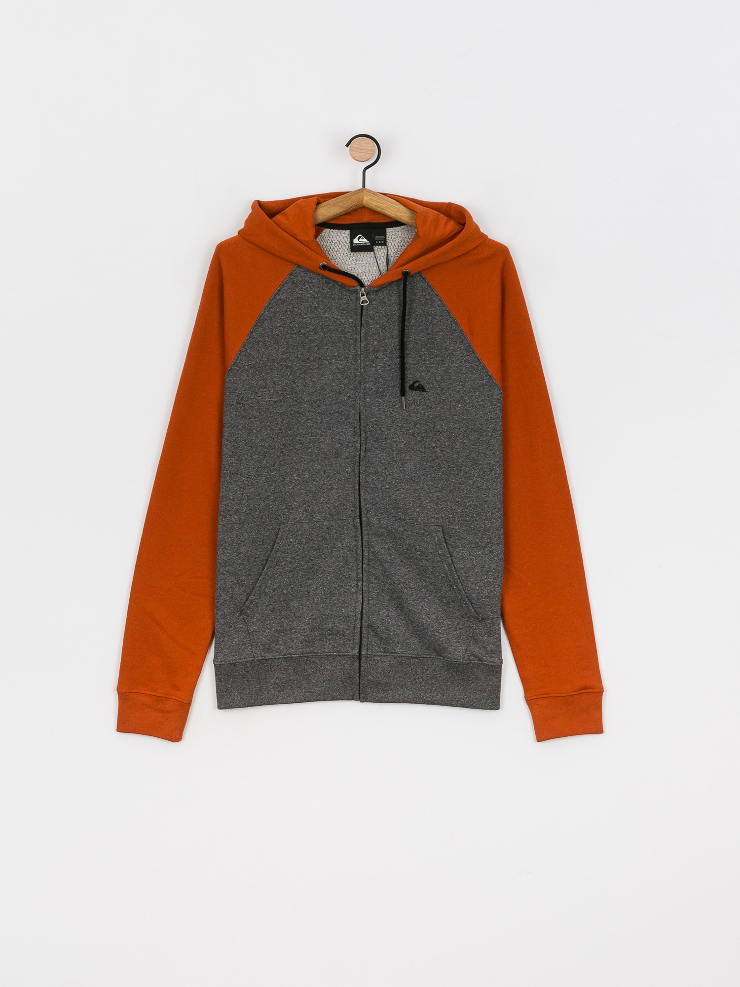 Bluza z kapturem Quiksilver Essentials Raglan ZHD (dark grey heather)