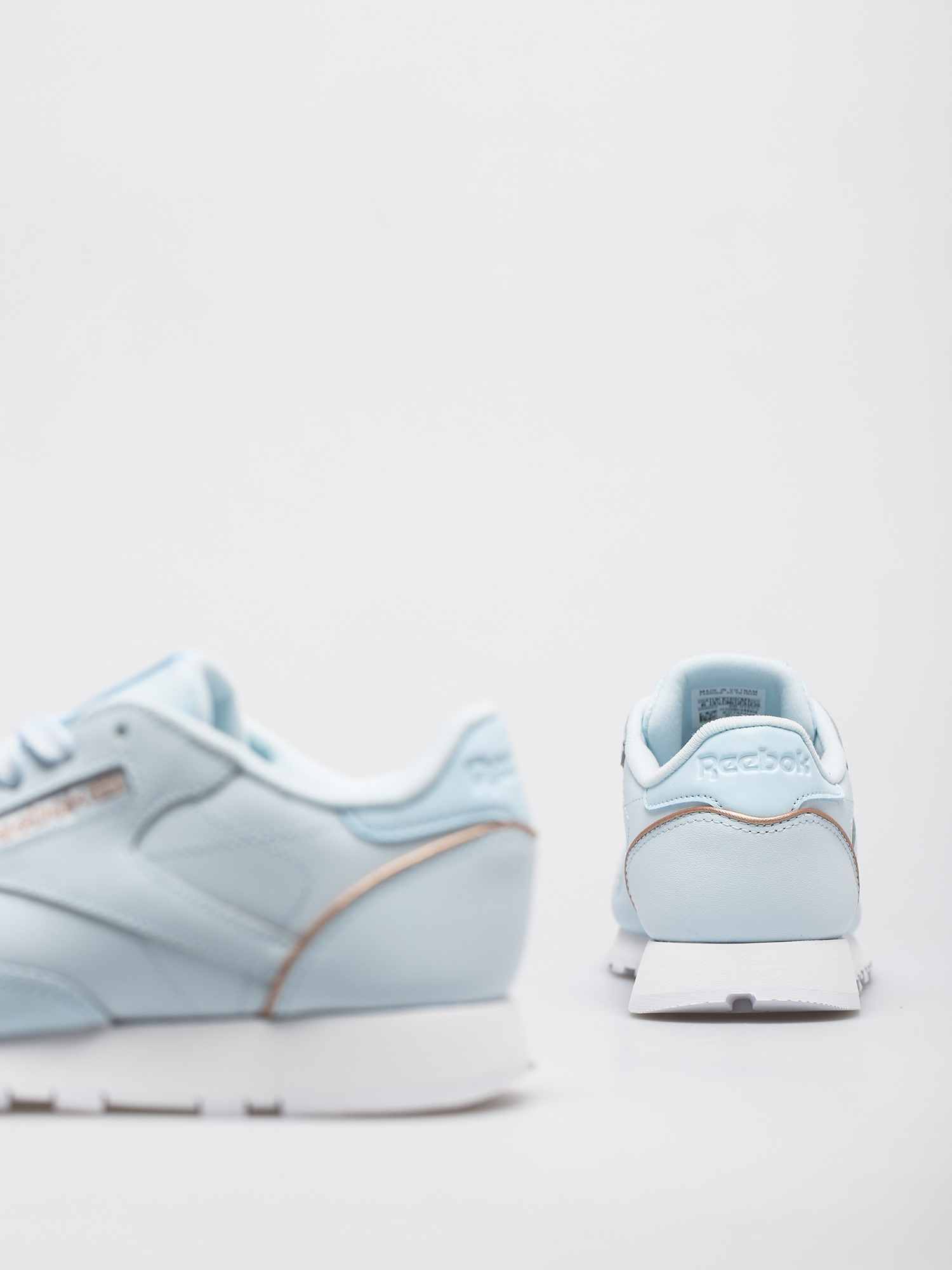 Buty Reebok Cl Lthr Wmn (glablu/golbro/ftwwht)