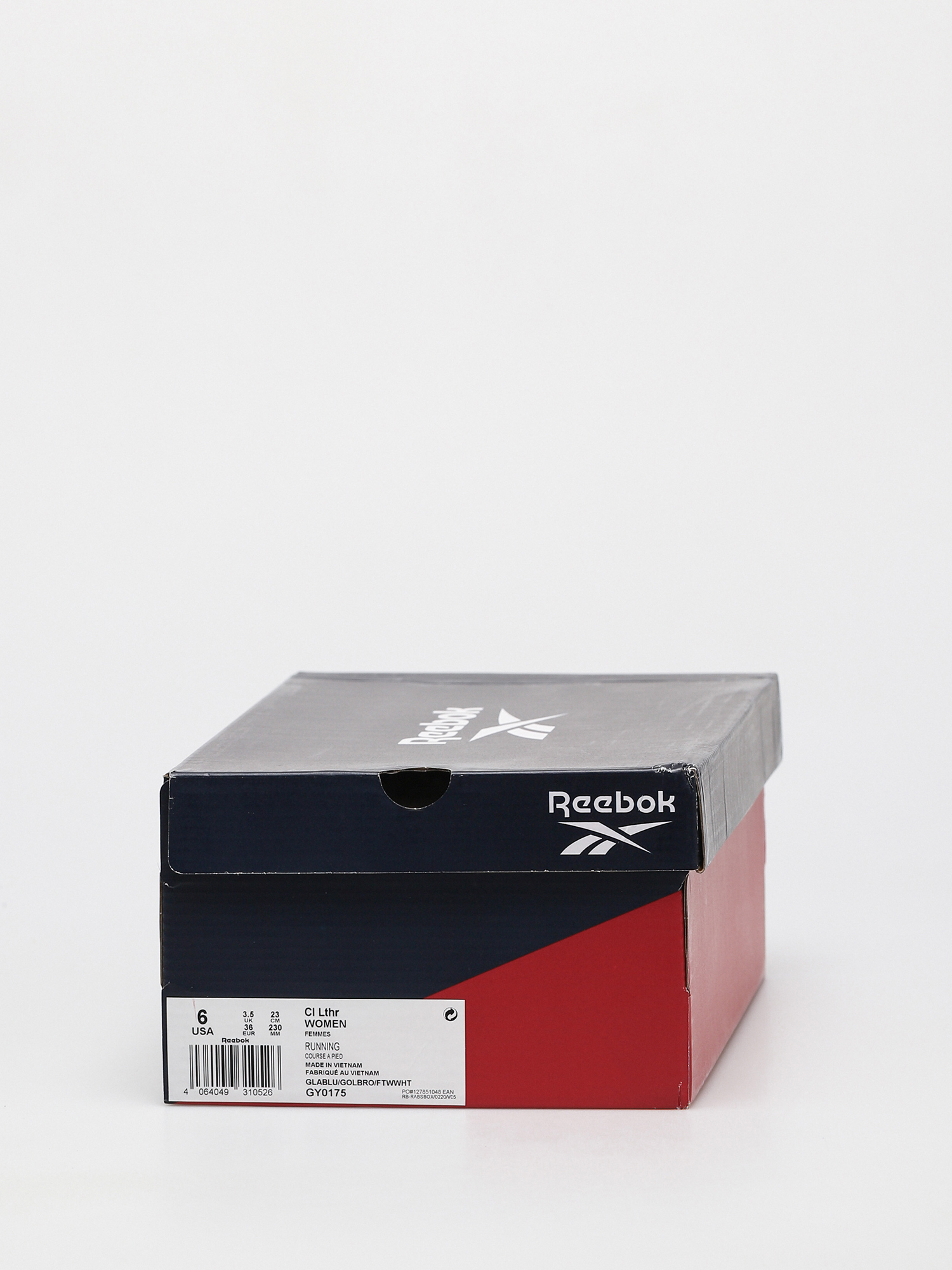 Buty Reebok Cl Lthr Wmn (glablu/golbro/ftwwht)