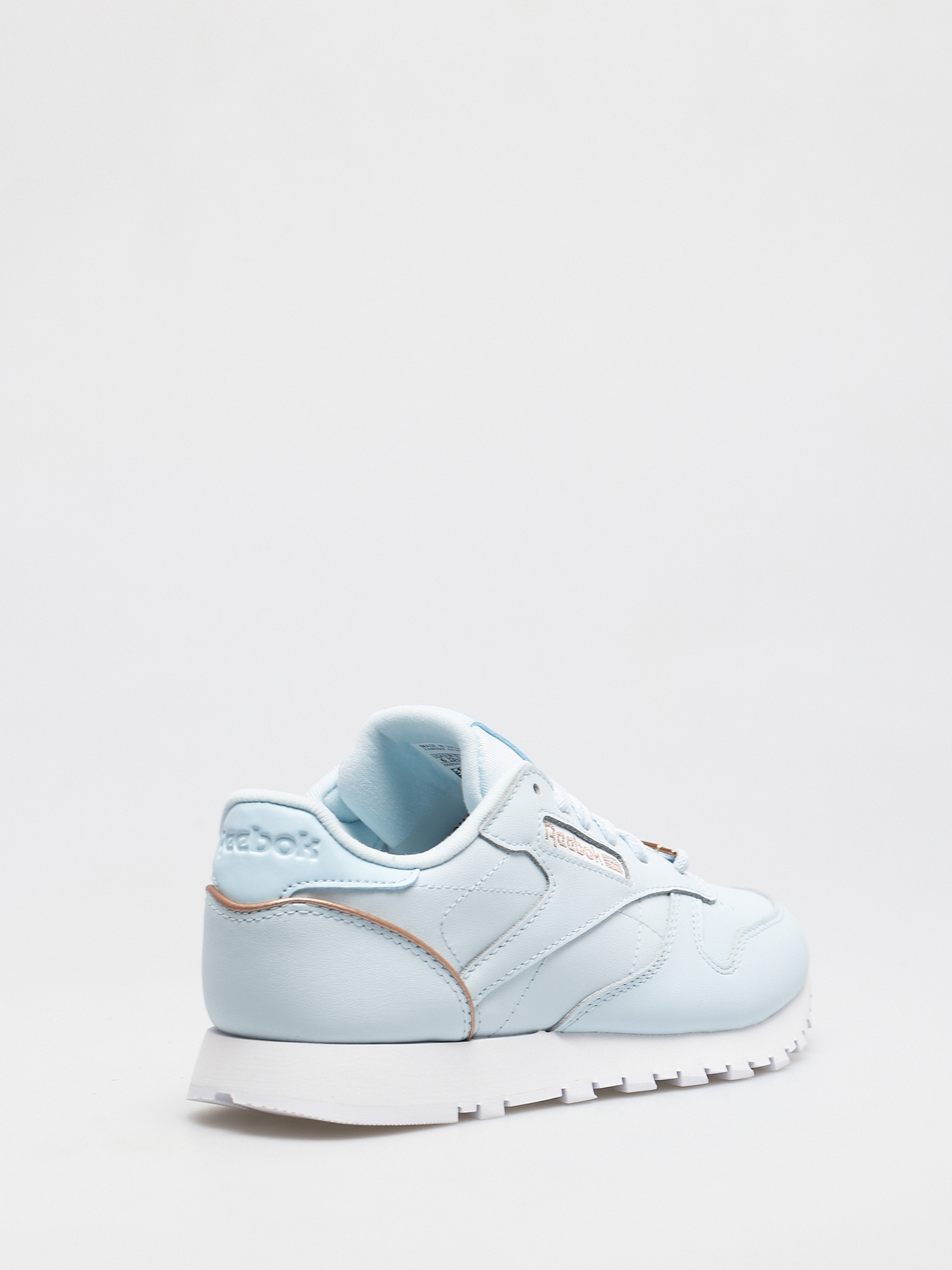Buty Reebok Cl Lthr Wmn (glablu/golbro/ftwwht)