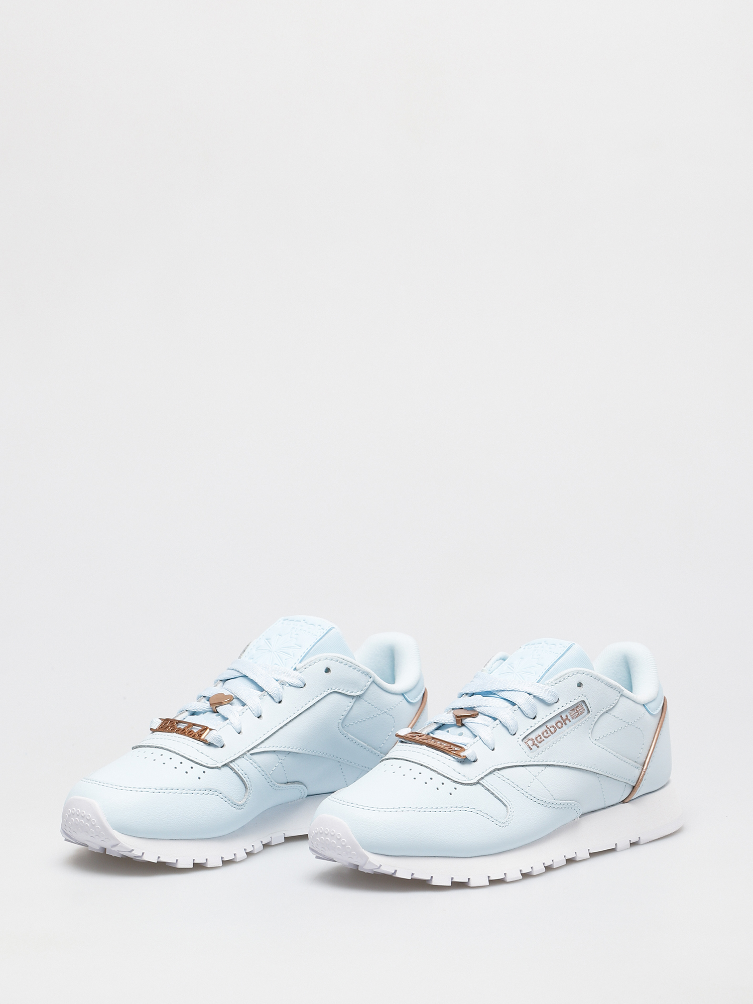 Buty Reebok Cl Lthr Wmn (glablu/golbro/ftwwht)