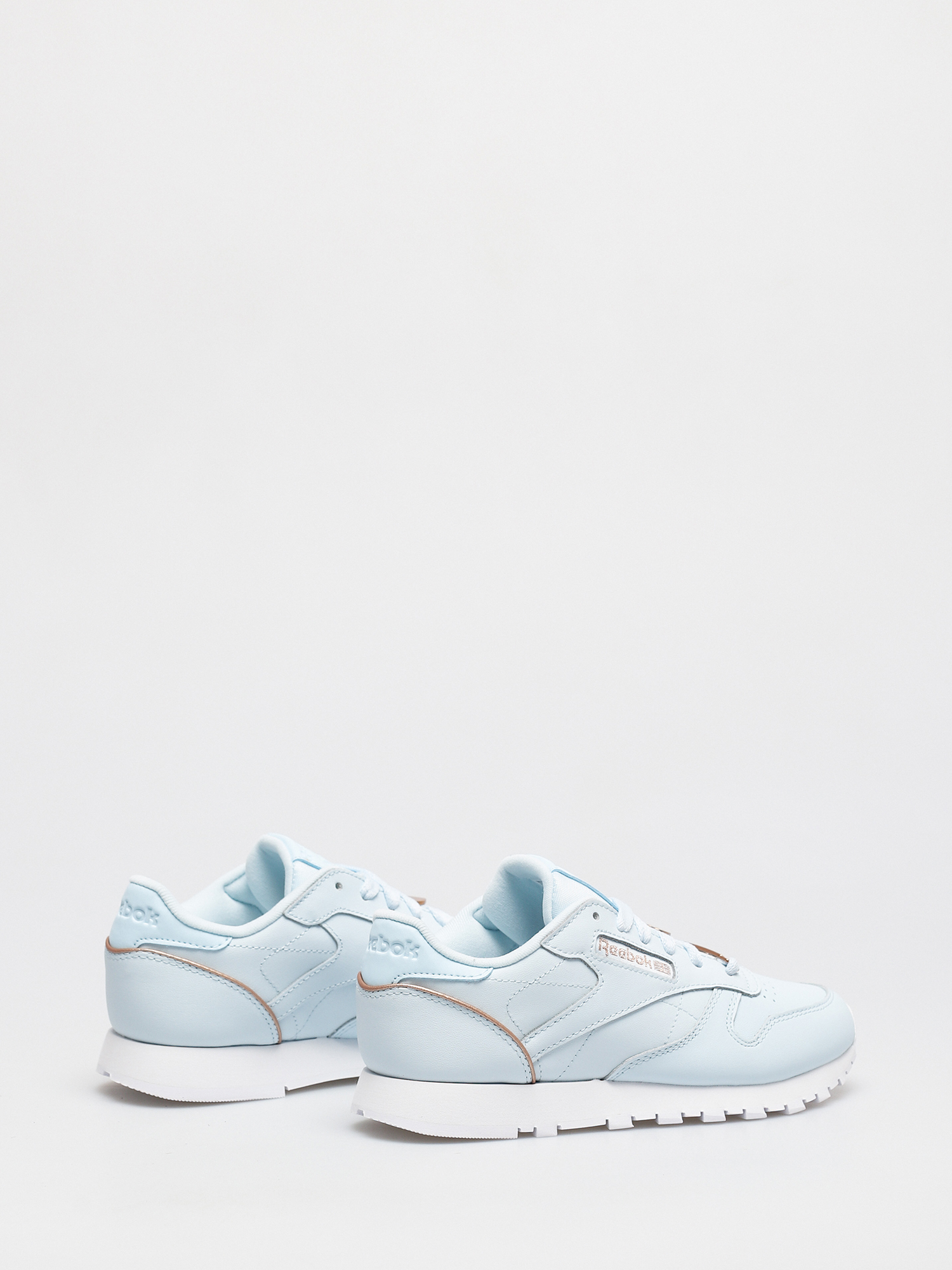Buty Reebok Cl Lthr Wmn (glablu/golbro/ftwwht)