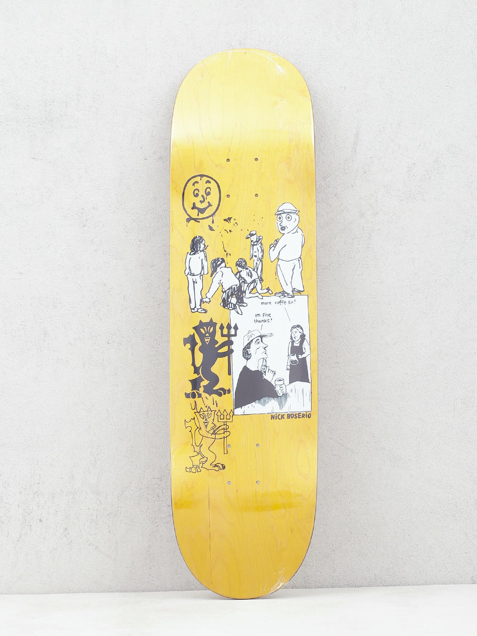 Deck Polar Skate Nick Boserio Year 2020 (yellow veneer)