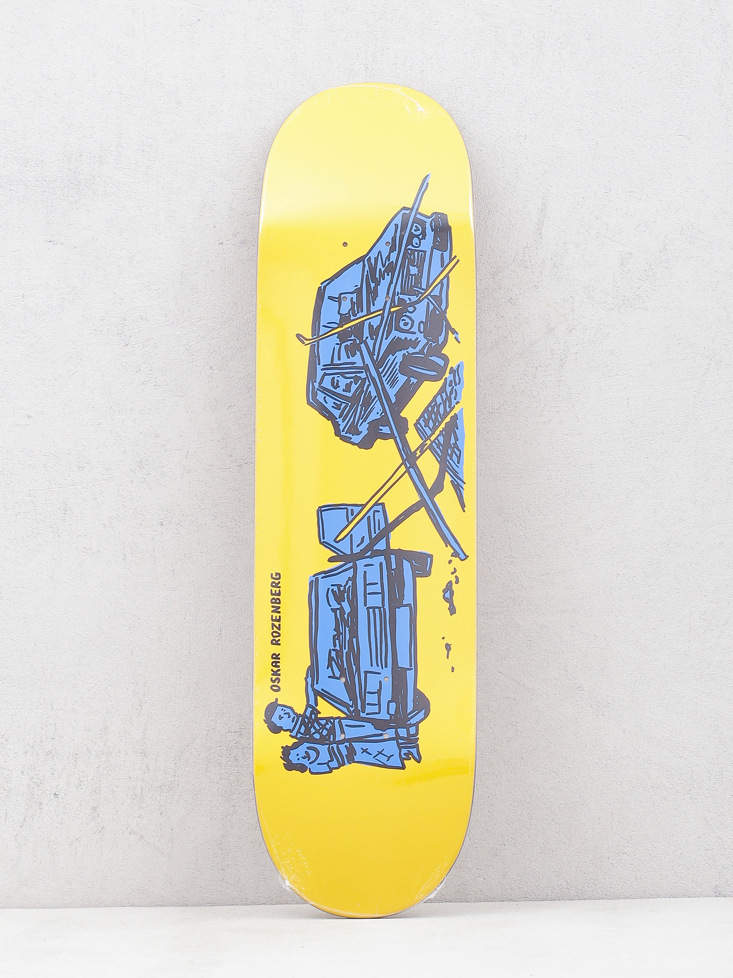 Deck Polar Skate Oskar Rozenberg Drivers License (yellow)