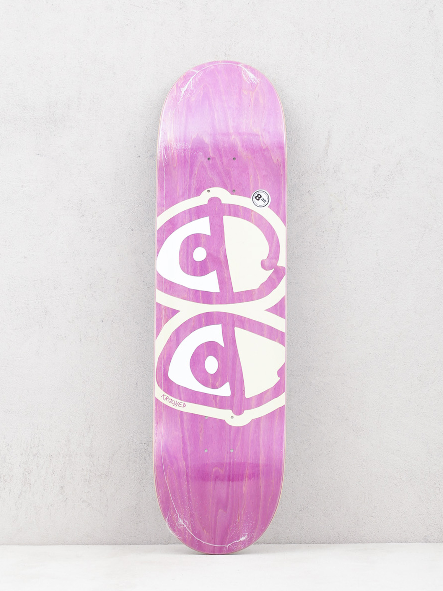 Deck Krooked Team Eyes (purple/beige)
