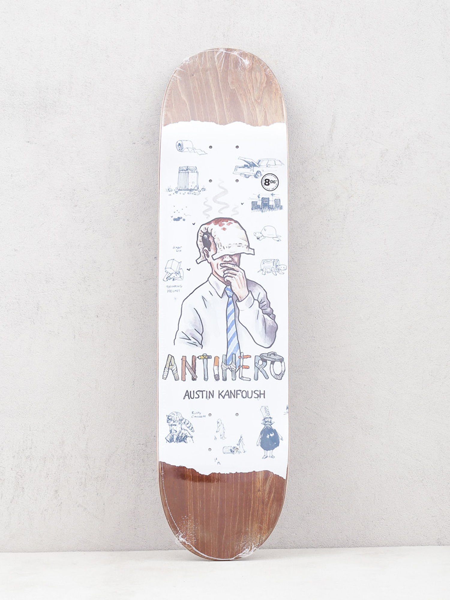 Deck Antihero Kanfoush Recycling (brown)