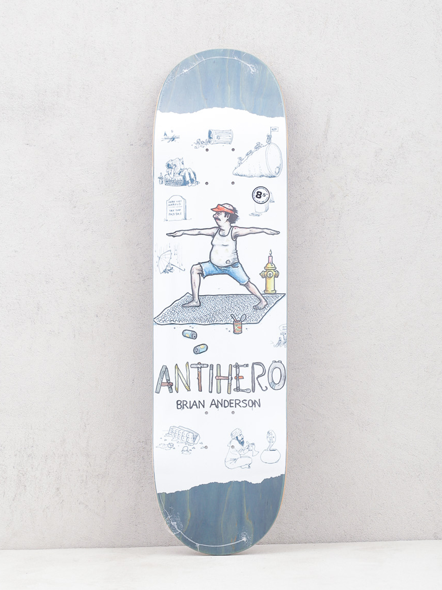 Deck Antihero Brian Anderson Recycling (teal)