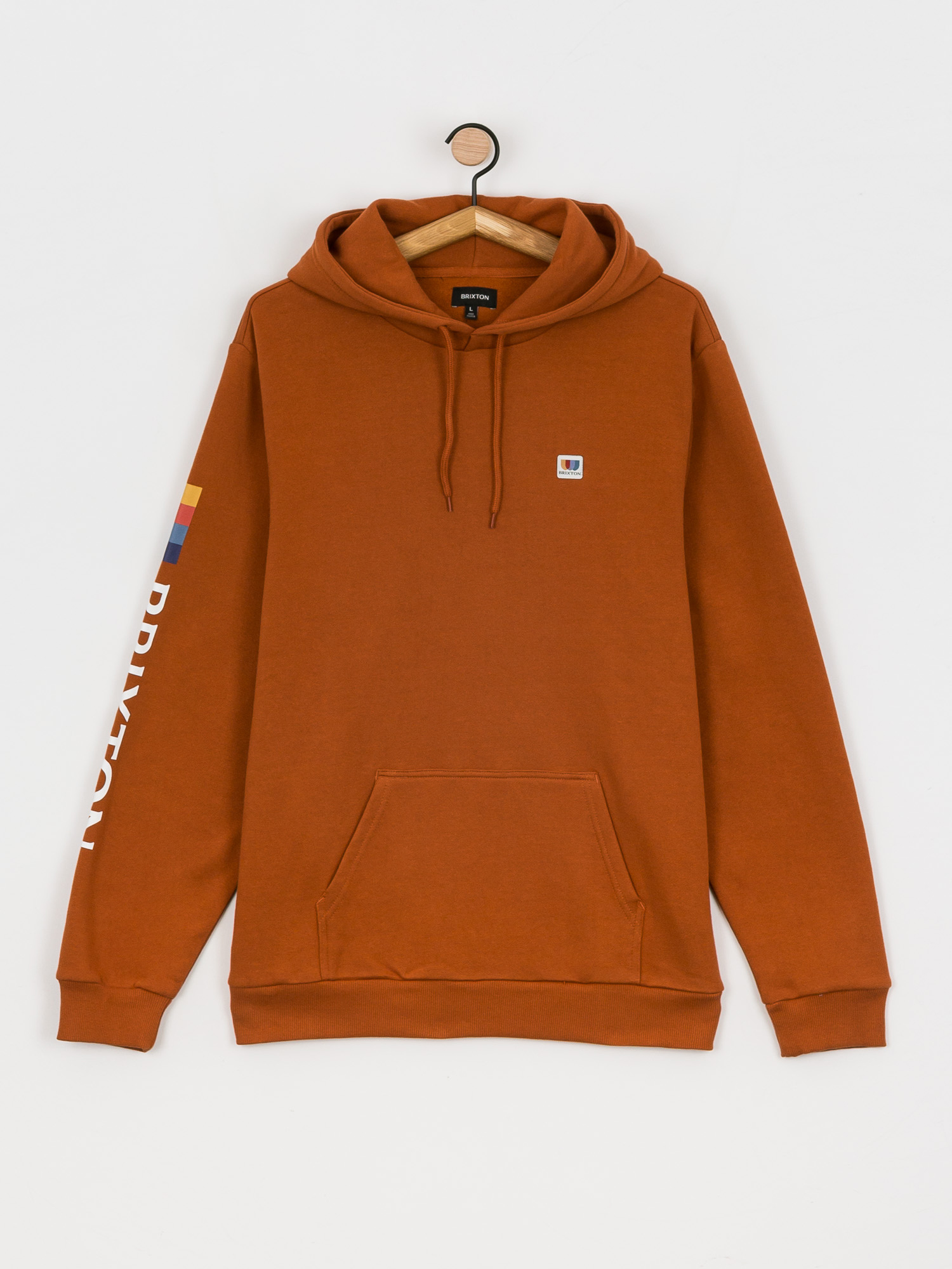 Bluza z kapturem Brixton Alton HD (caramel)