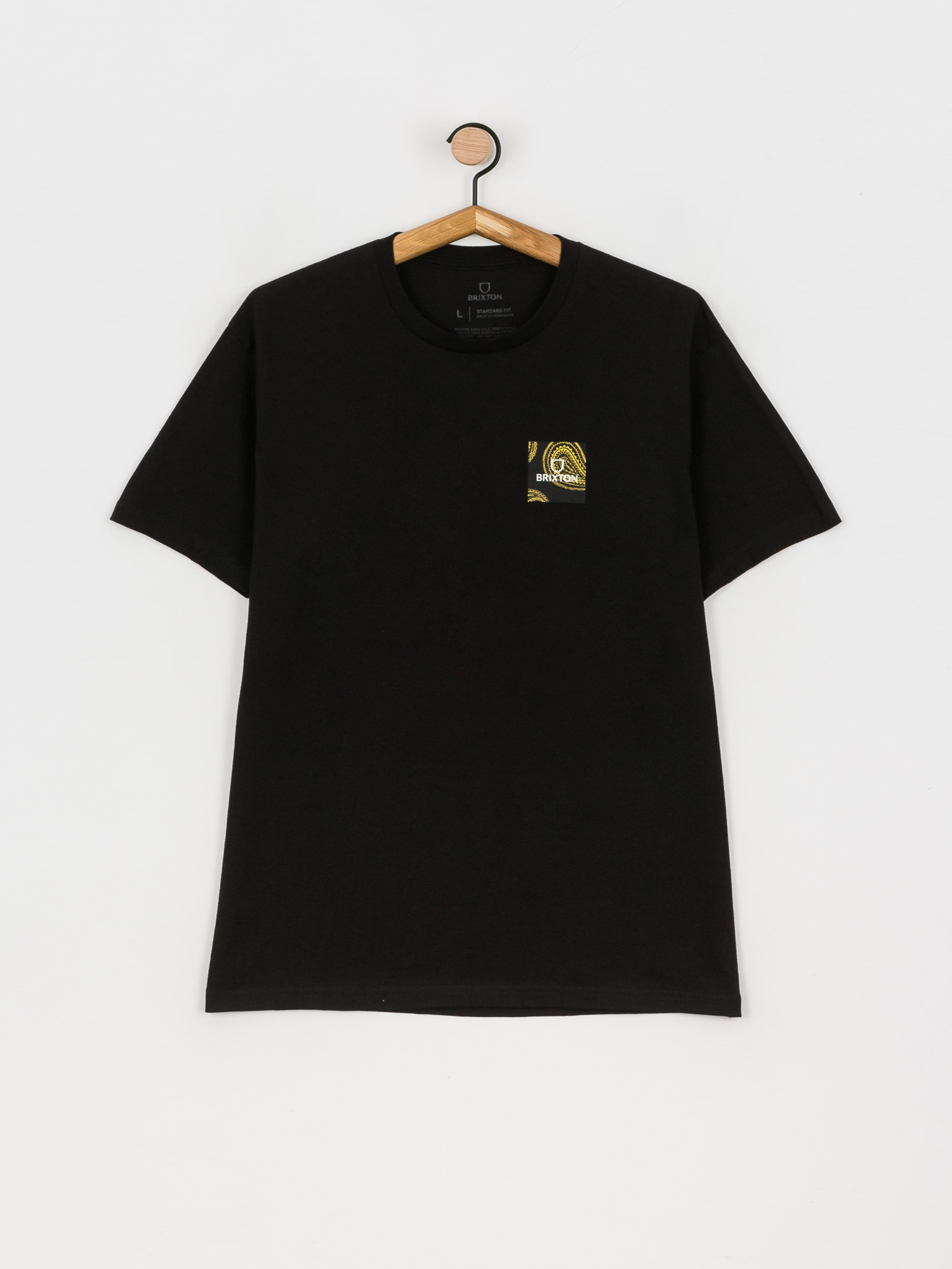 T-shirt Brixton Alpha Square Stt (paisley black)