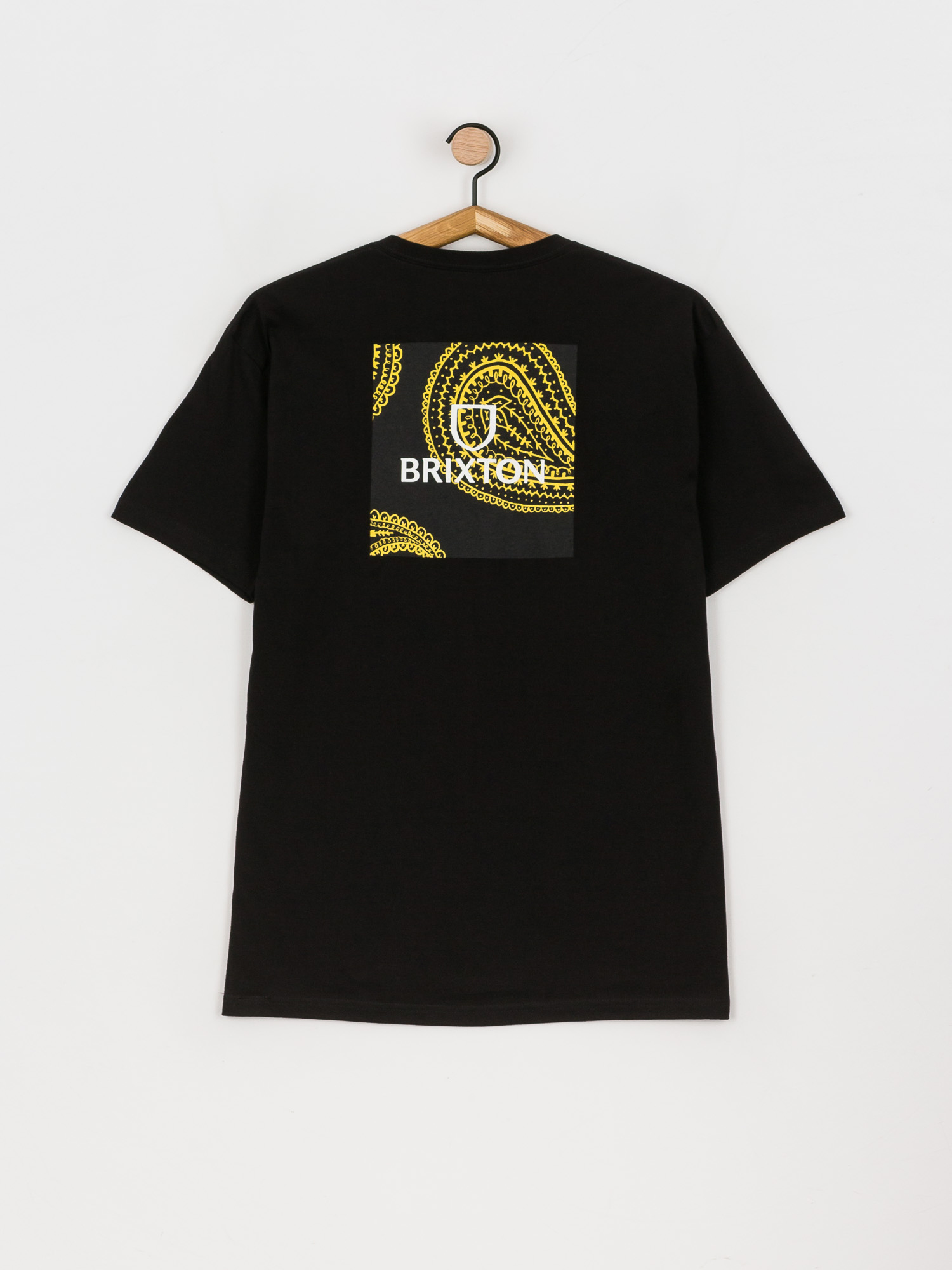 T-shirt Brixton Alpha Square Stt (paisley black)
