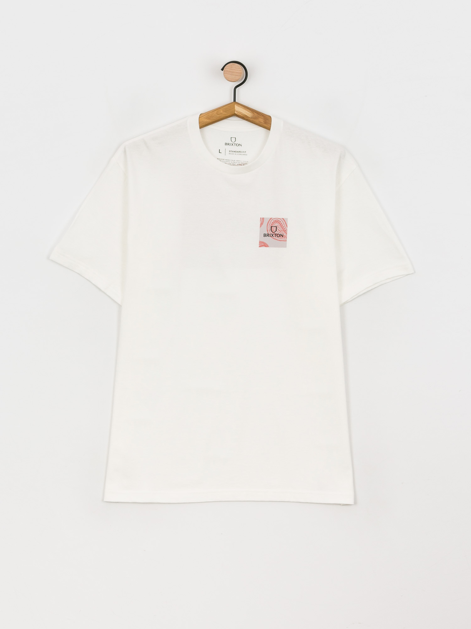 T-shirt Brixton Alpha Square Stt (paisley white)