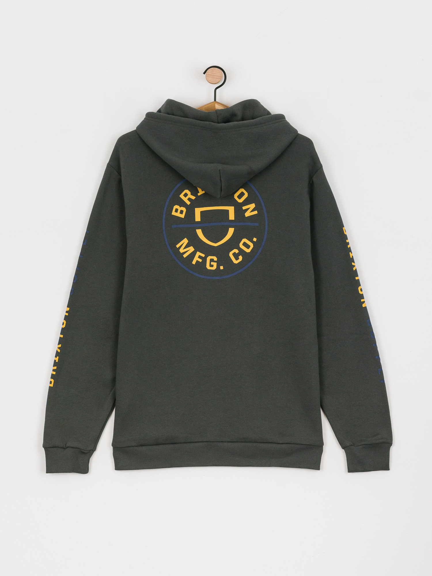 Bluza z kapturem Brixton Crest HD (evergreen)