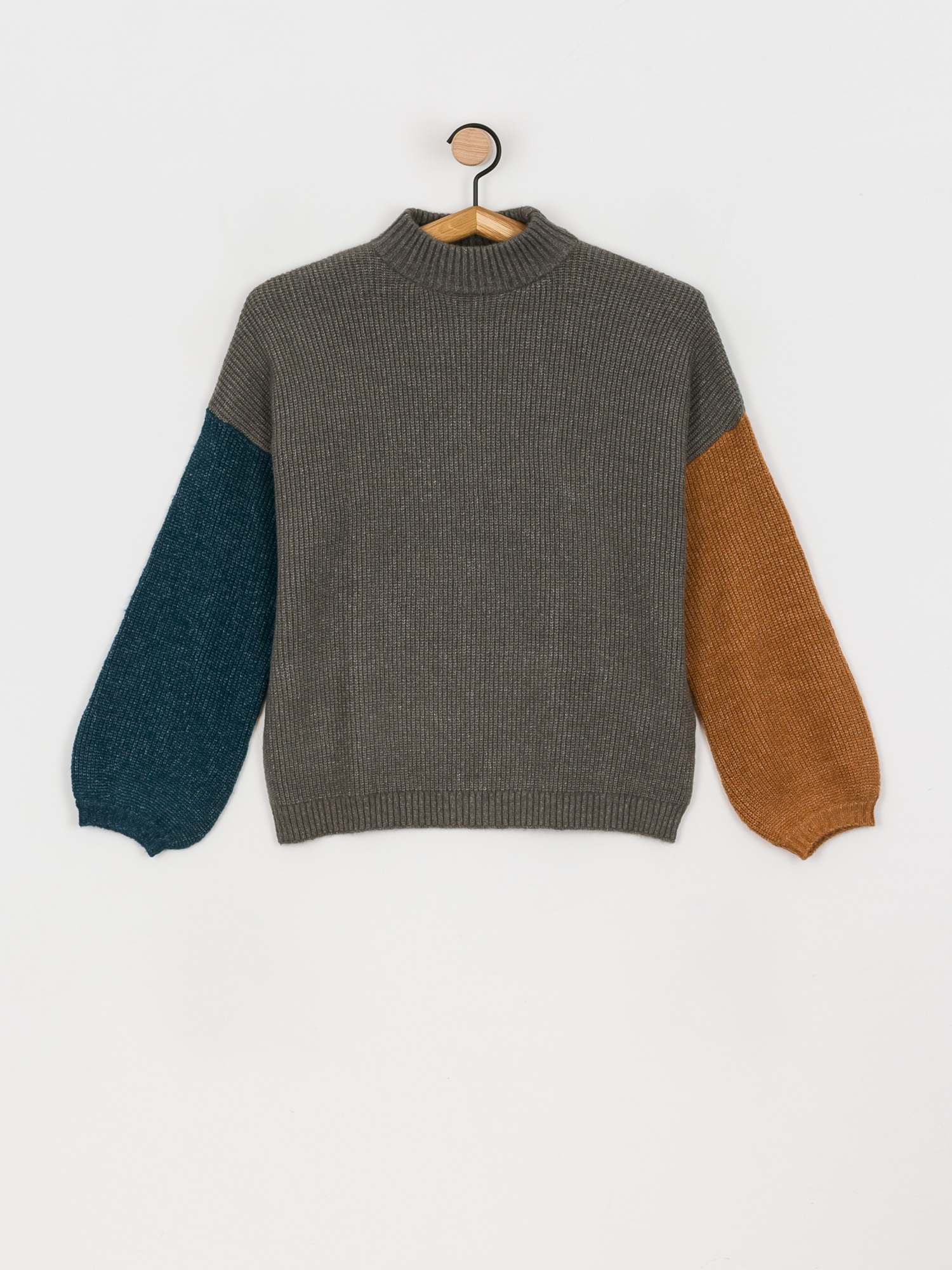 Sweter Brixton Burning Up Sweater Wmn (heather grey)