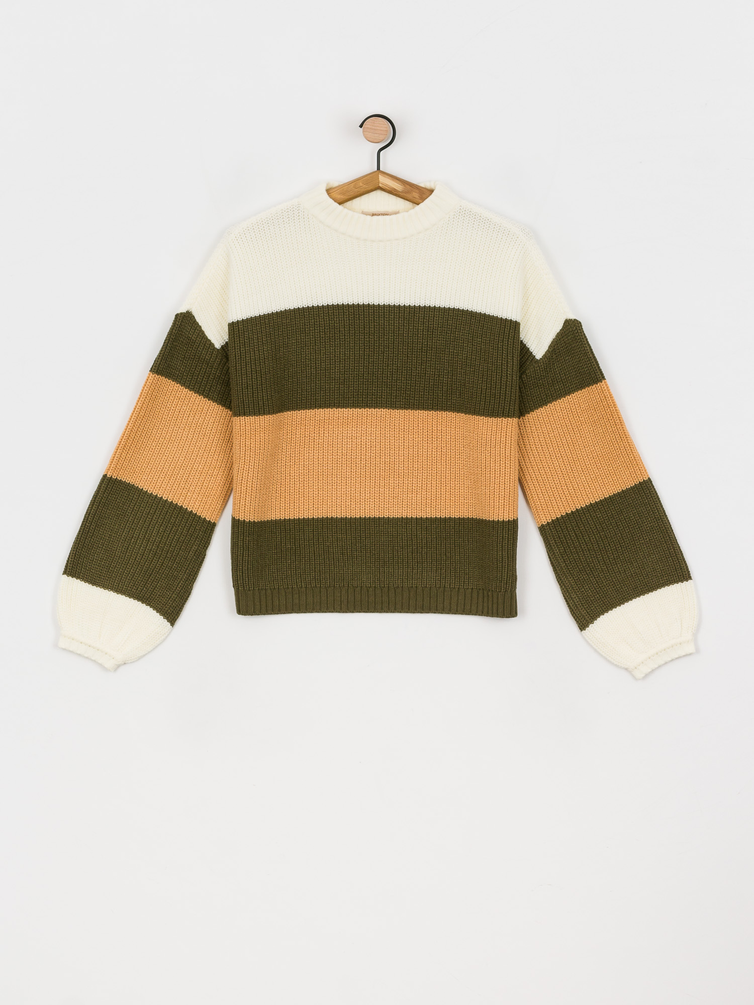 Sweter Brixton Madero Sweater Wmn (military olive)