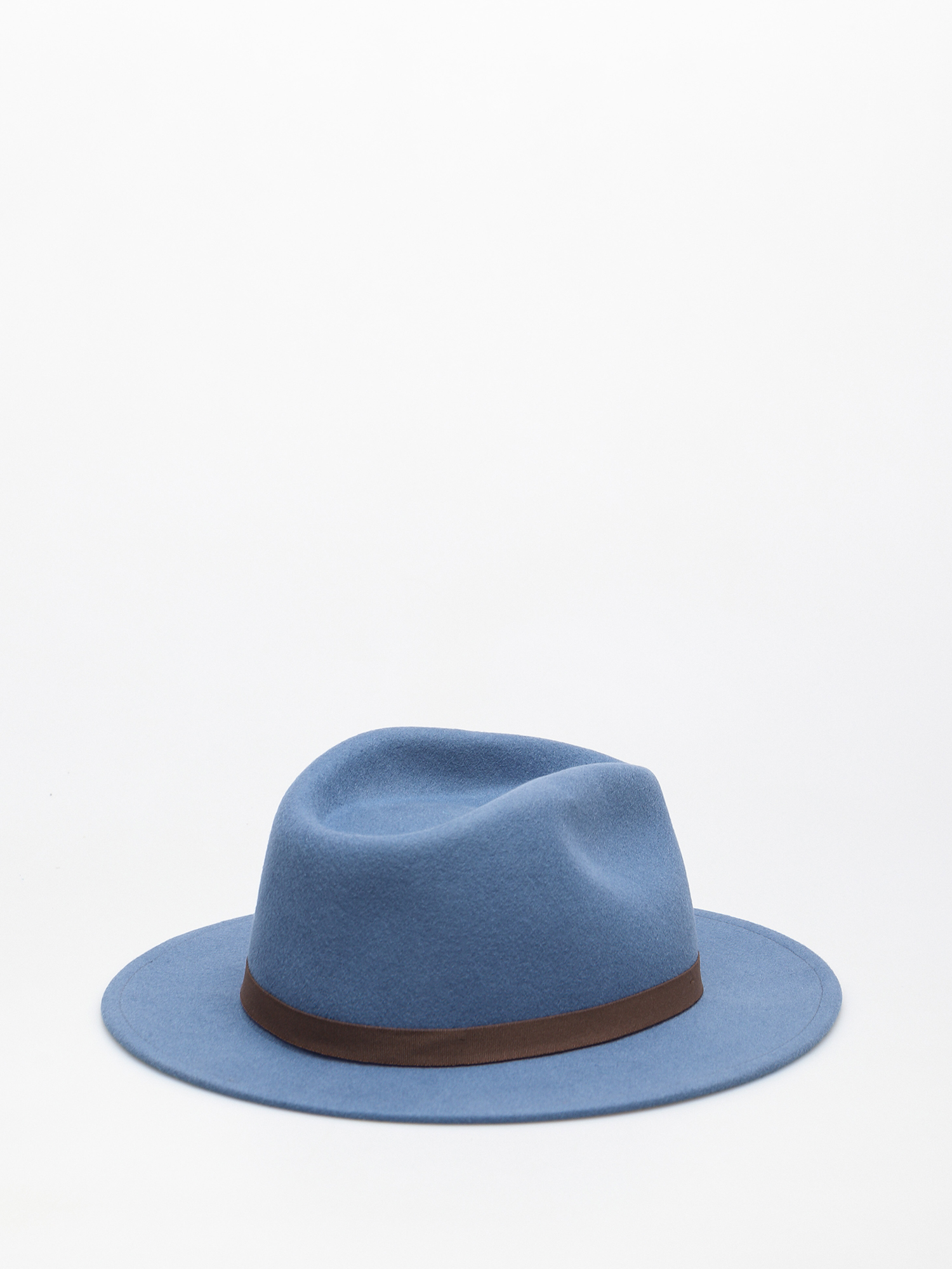 Kapelusz Brixton Messer Packable Fedora (slate blue)