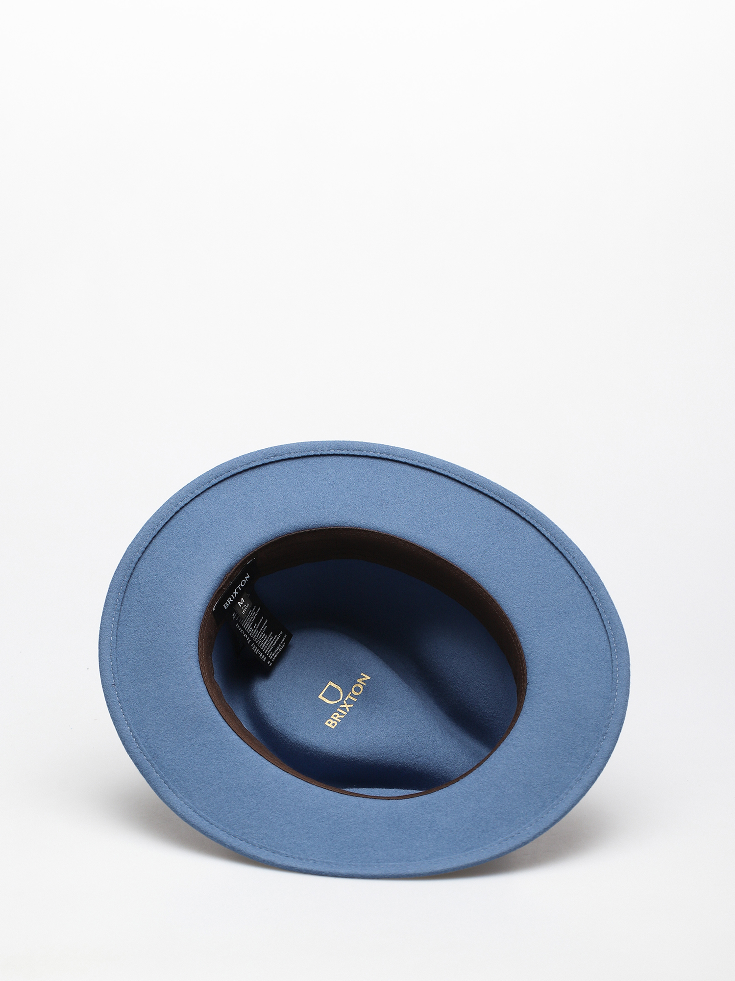 Kapelusz Brixton Messer Packable Fedora (slate blue)