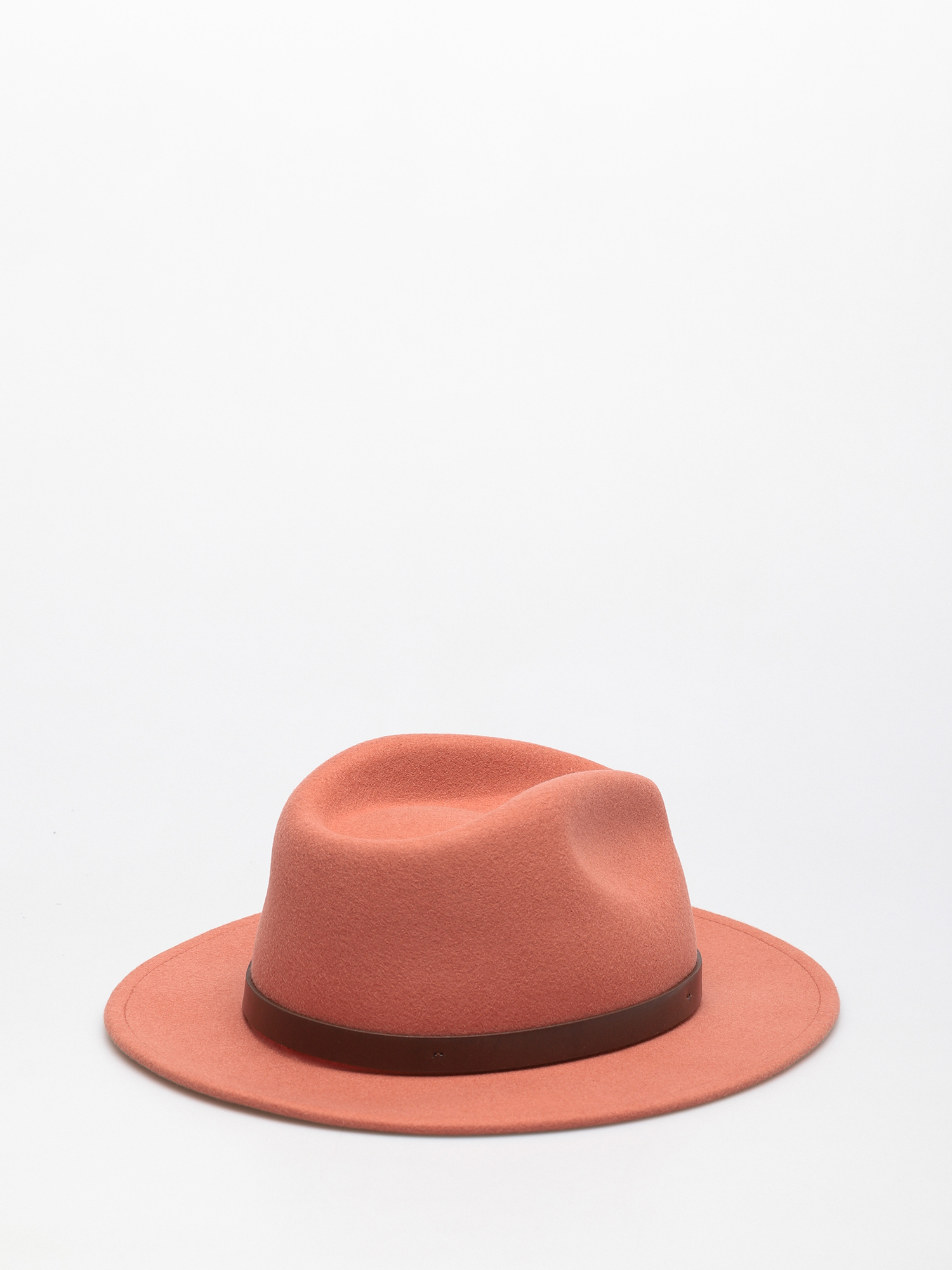 Kapelusz Brixton Messer Fedora (apricot jam)