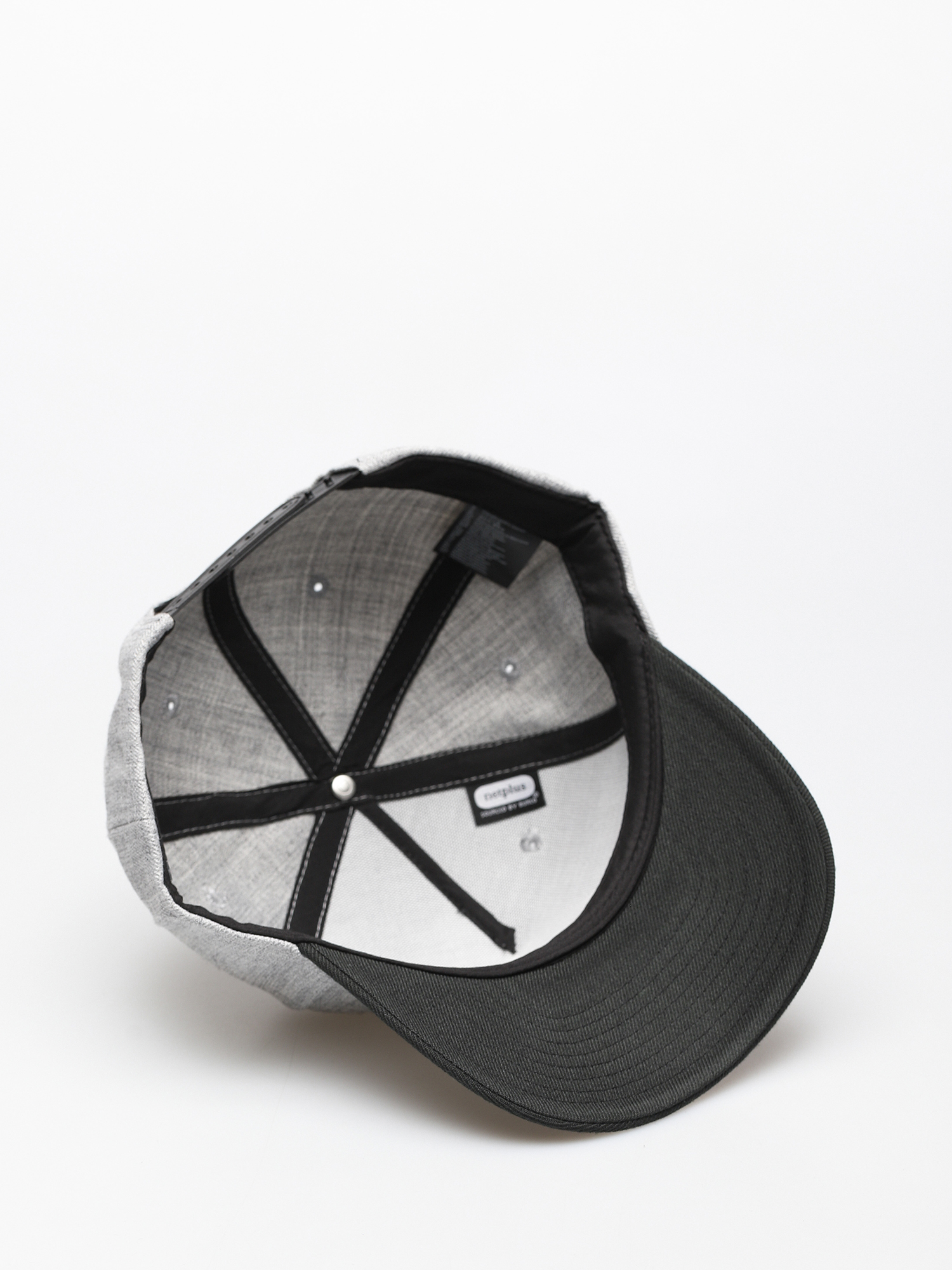 Czapka z daszkiem Brixton Crest C Mp Snapback (heather grey/black)